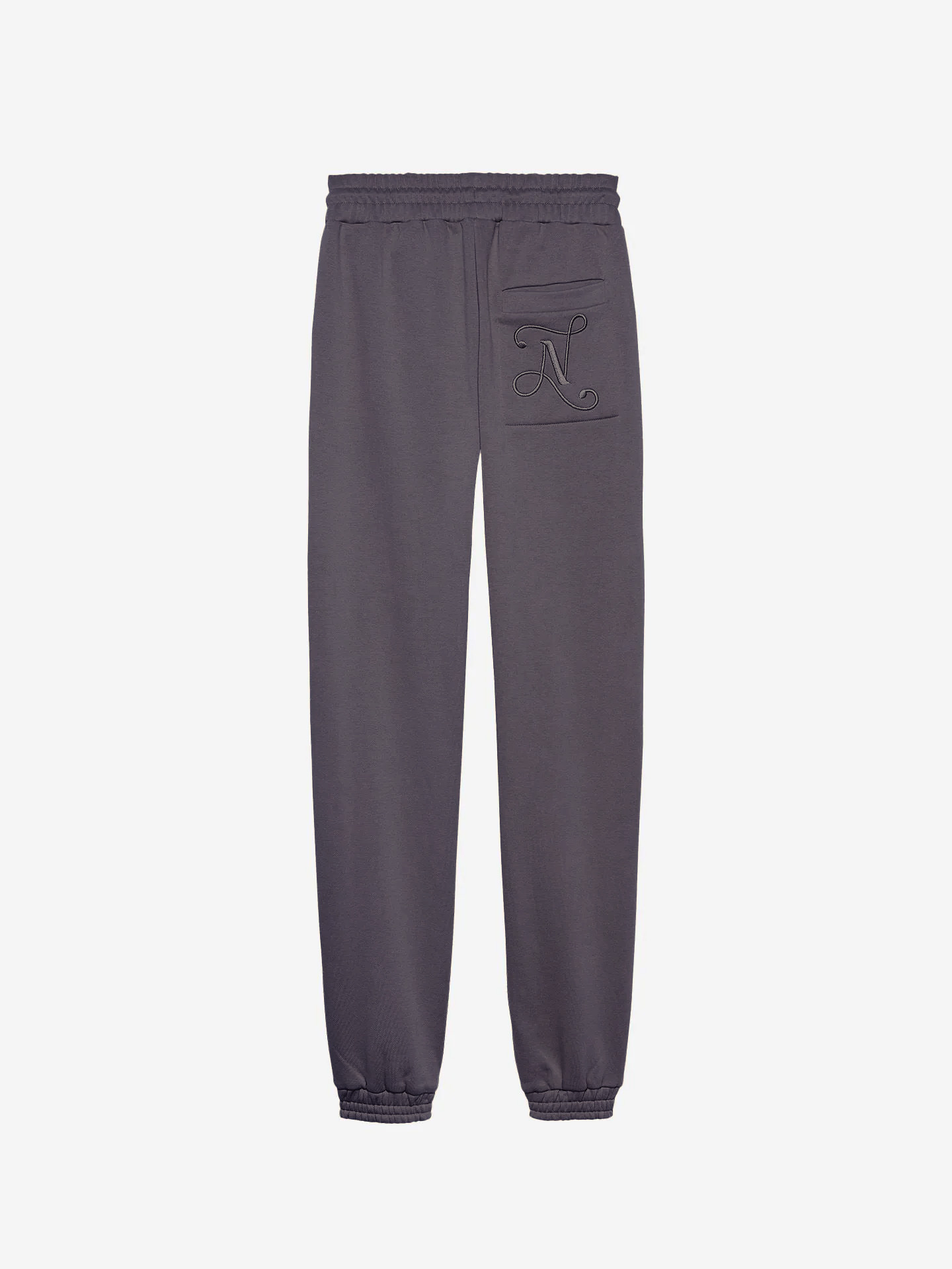 Jogging pants with embroidered logo