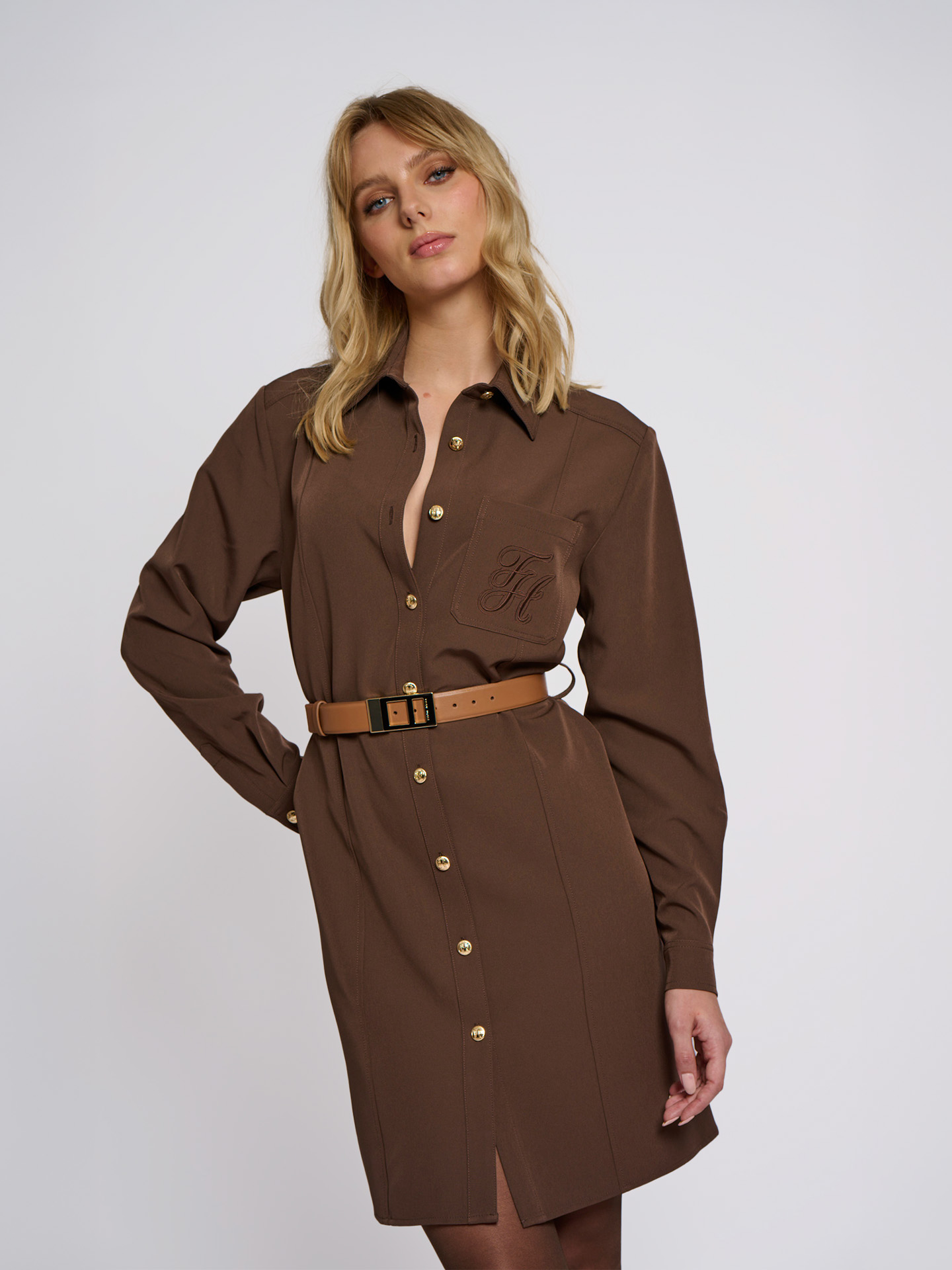 Blousejurk met ceintuur