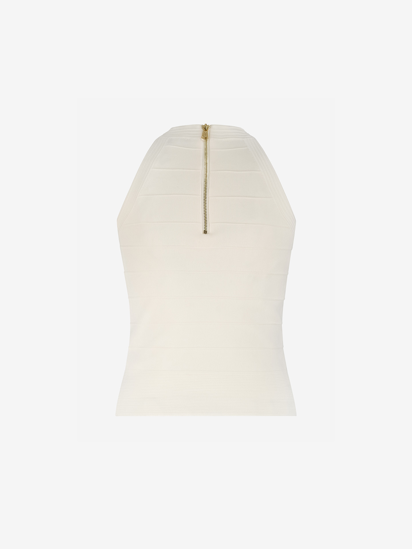 Halter top with cross neck