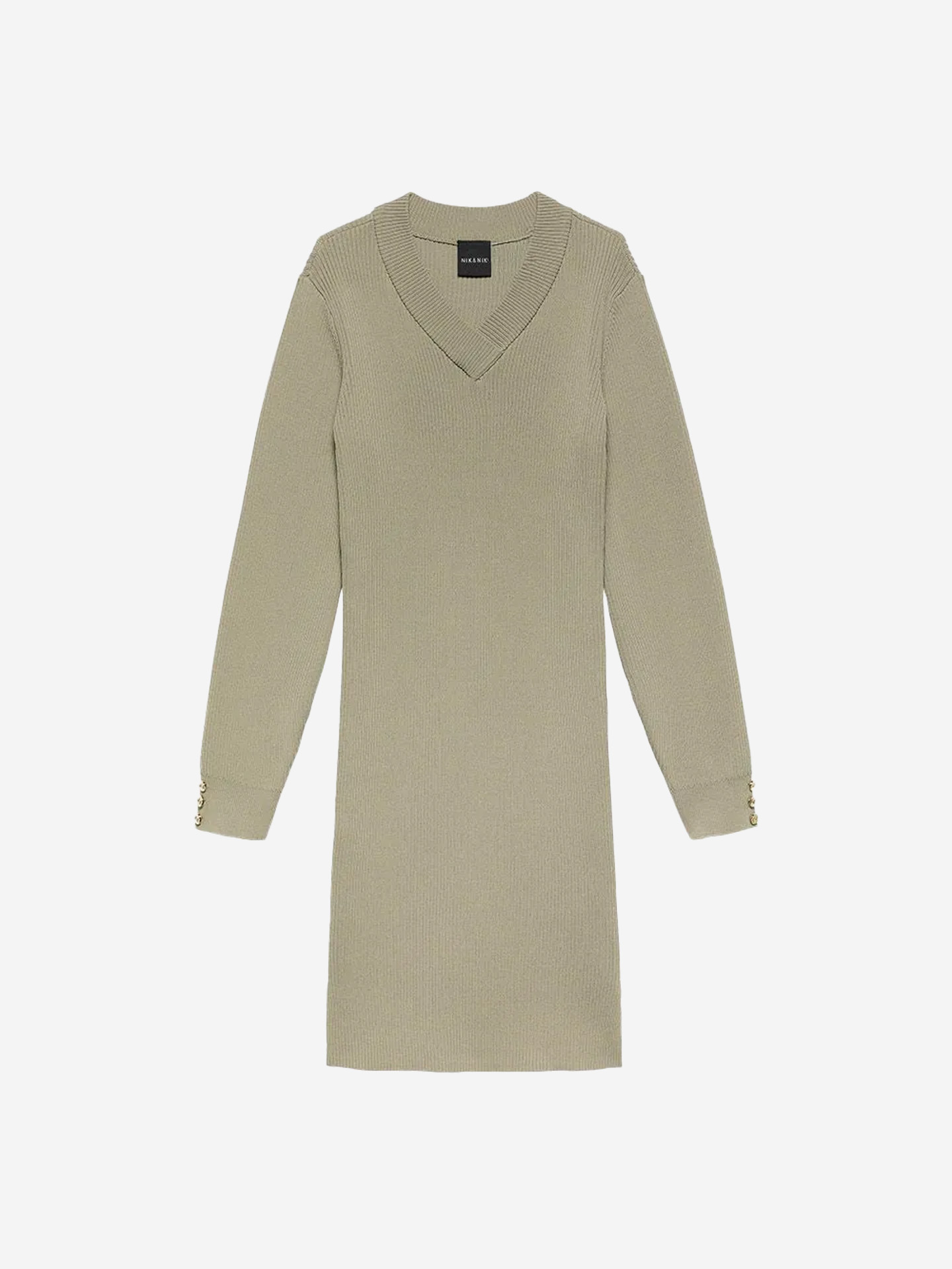 Knitted sweater dress