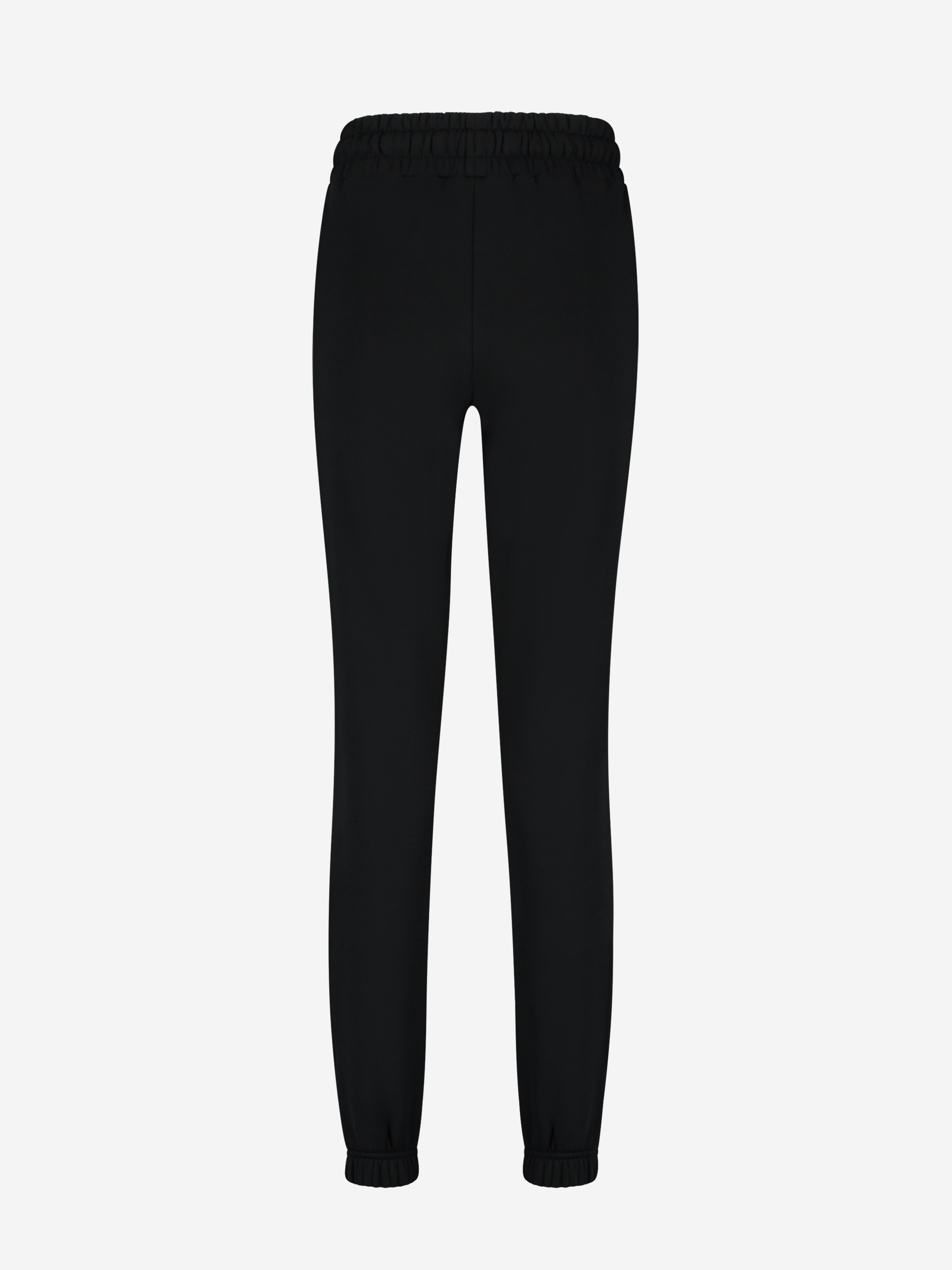 High waist sweatpants with elastic waistband