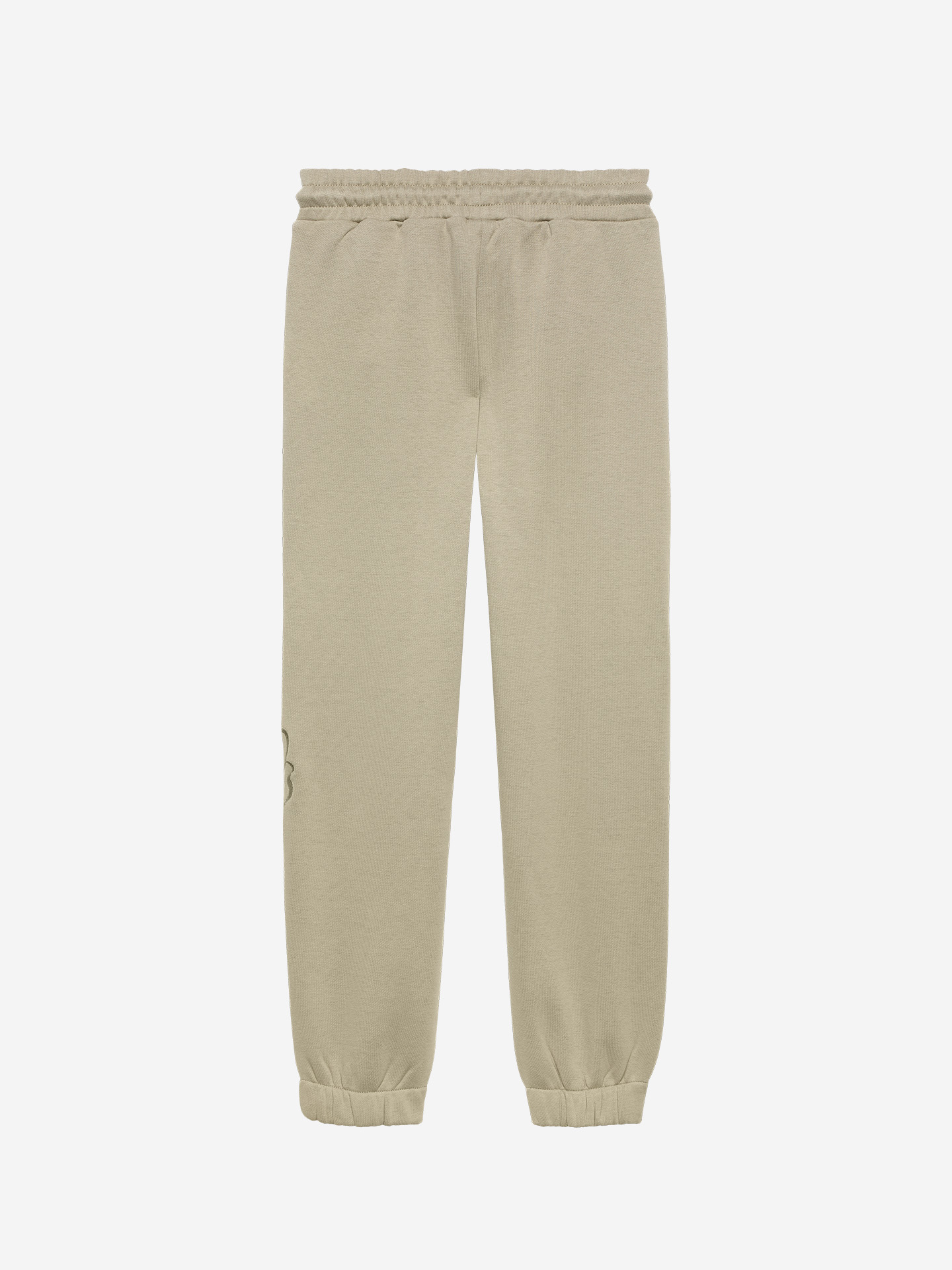 Jogging pants with floral embroidery