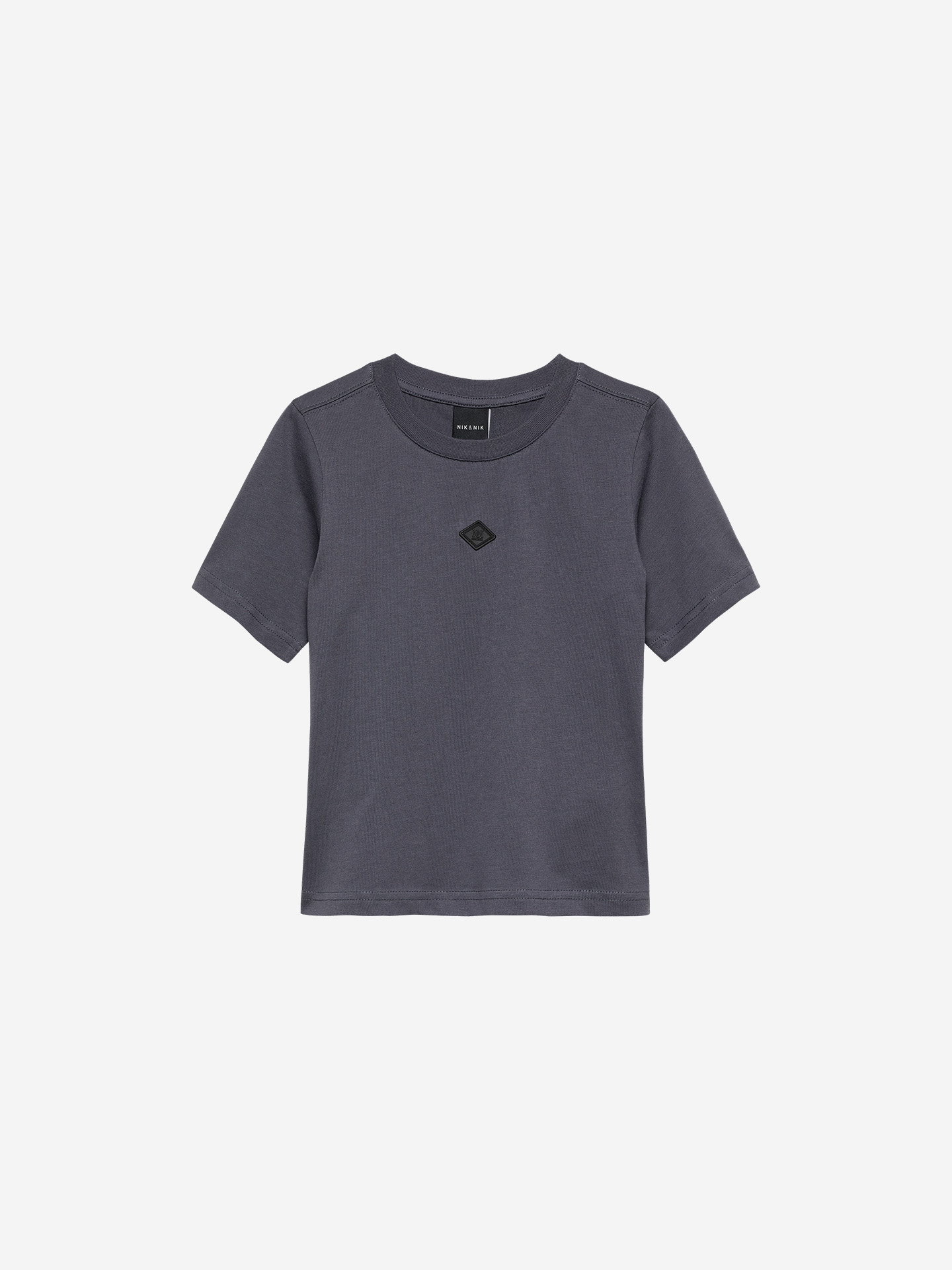 T-shirt with logo patch