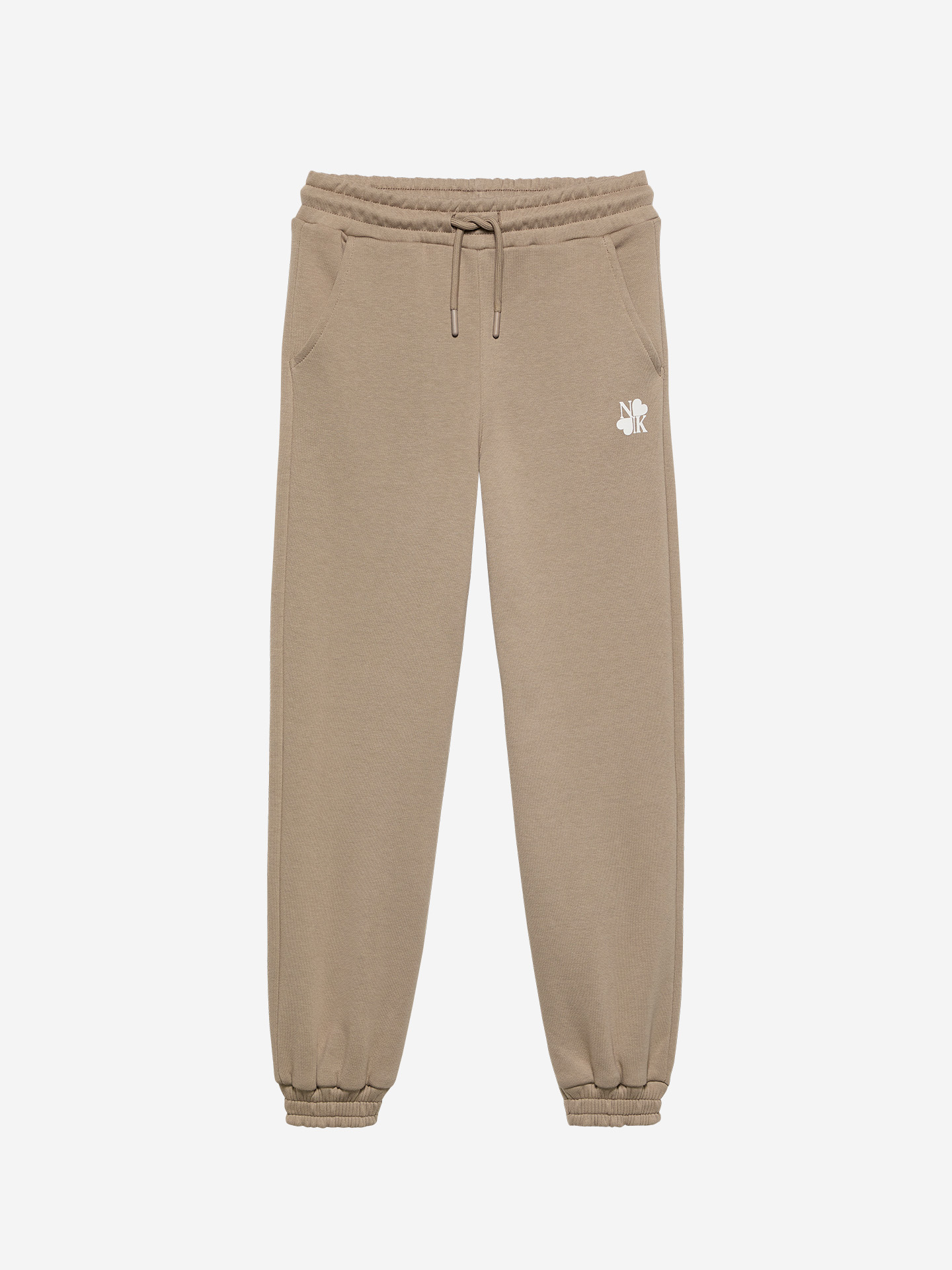 Jogging pants with drawstring