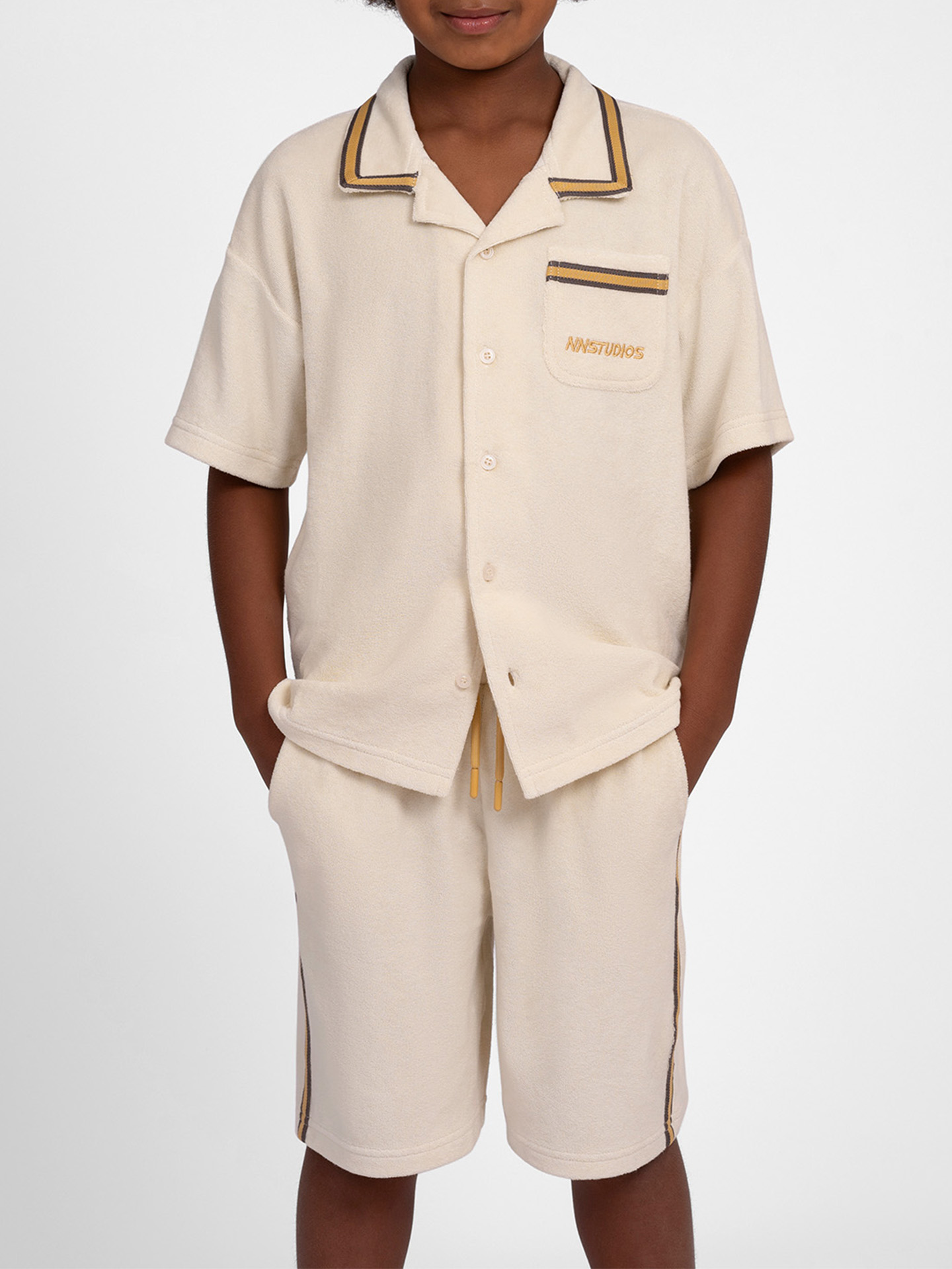 Sweatshort van badstof