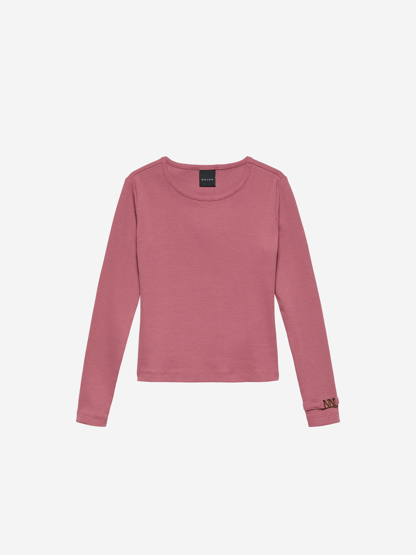 Ribbed top with logo detail