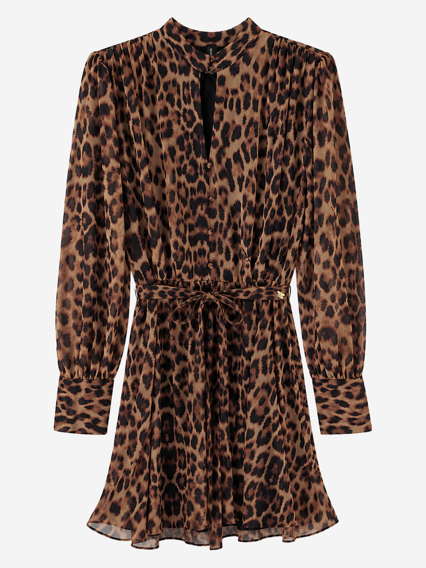 Blousejurk met luipaardprint