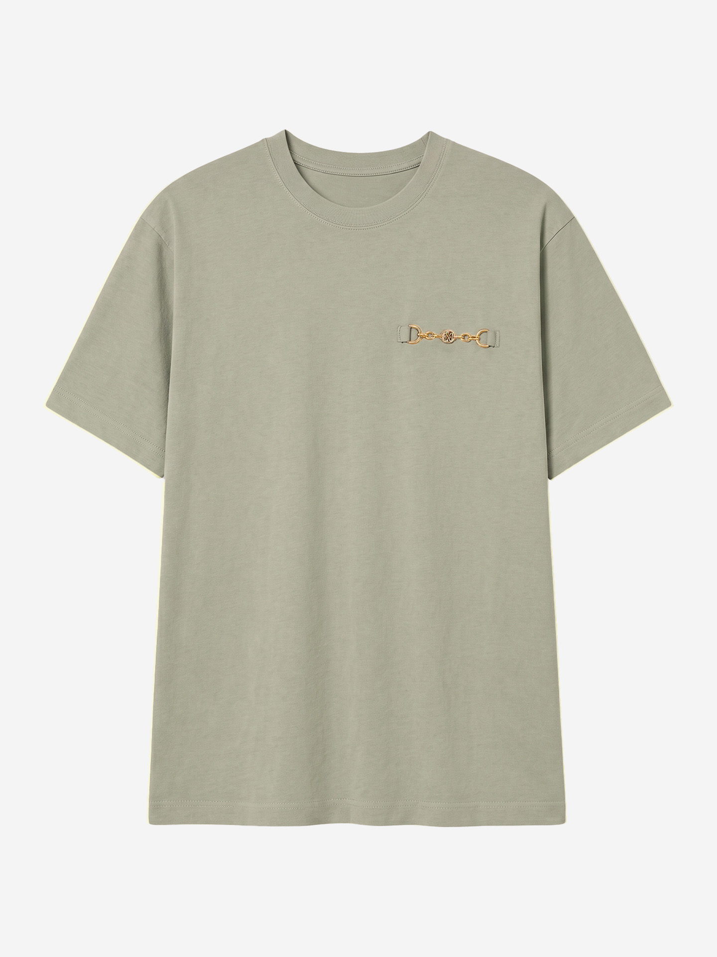 T-shirt with chain detail