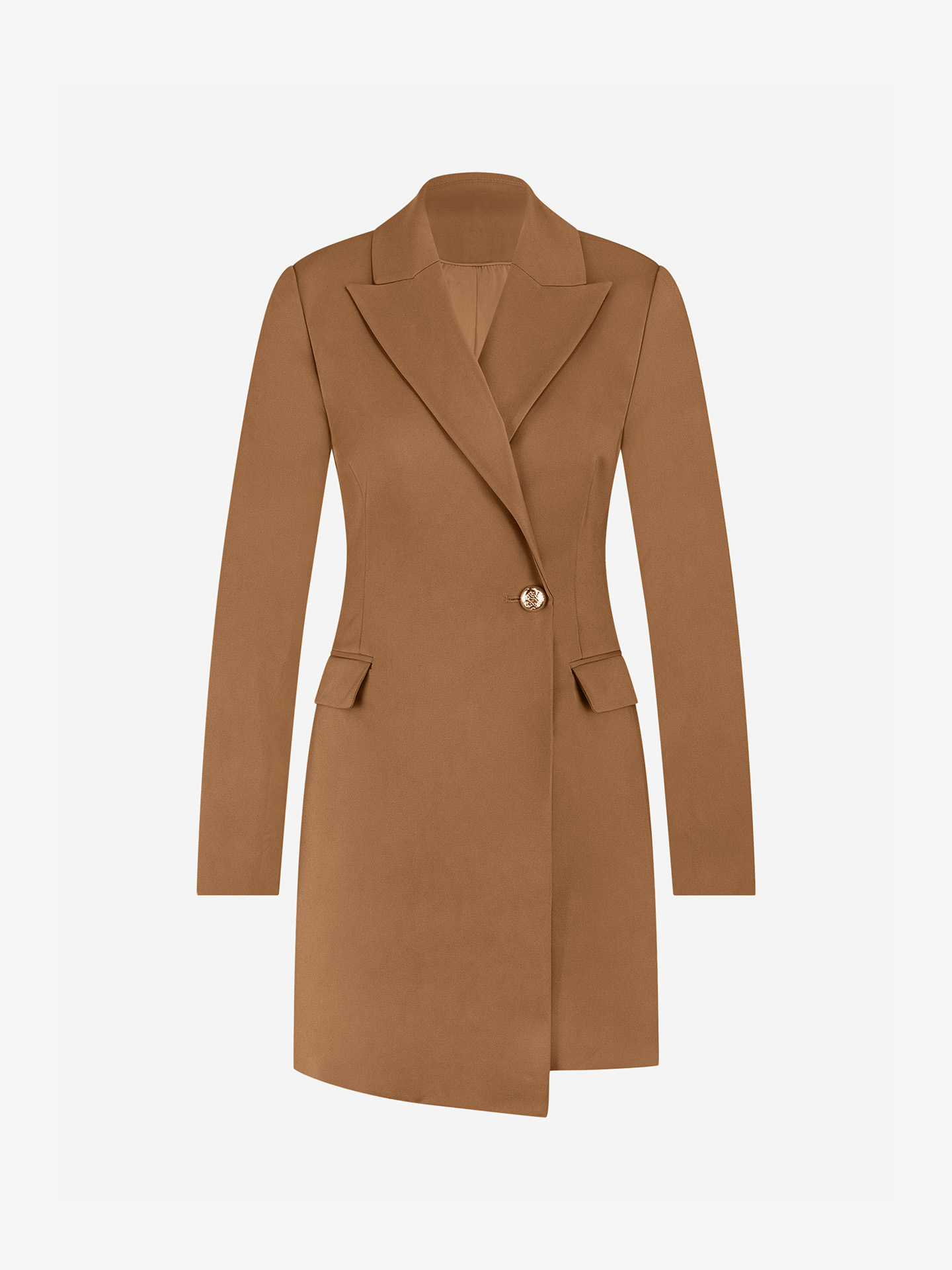 Asymmetrical blazer dress