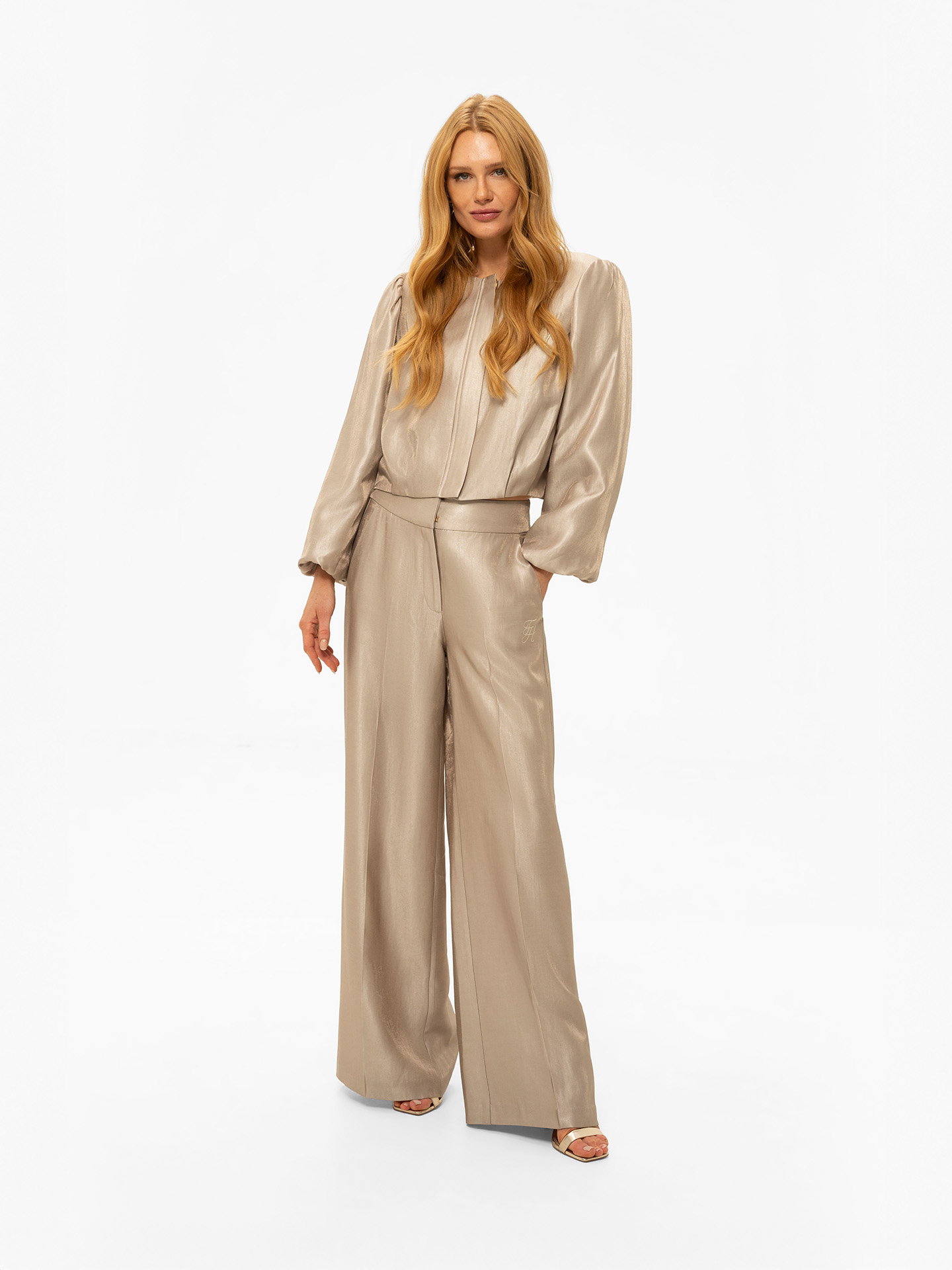 Glanzende pantalon