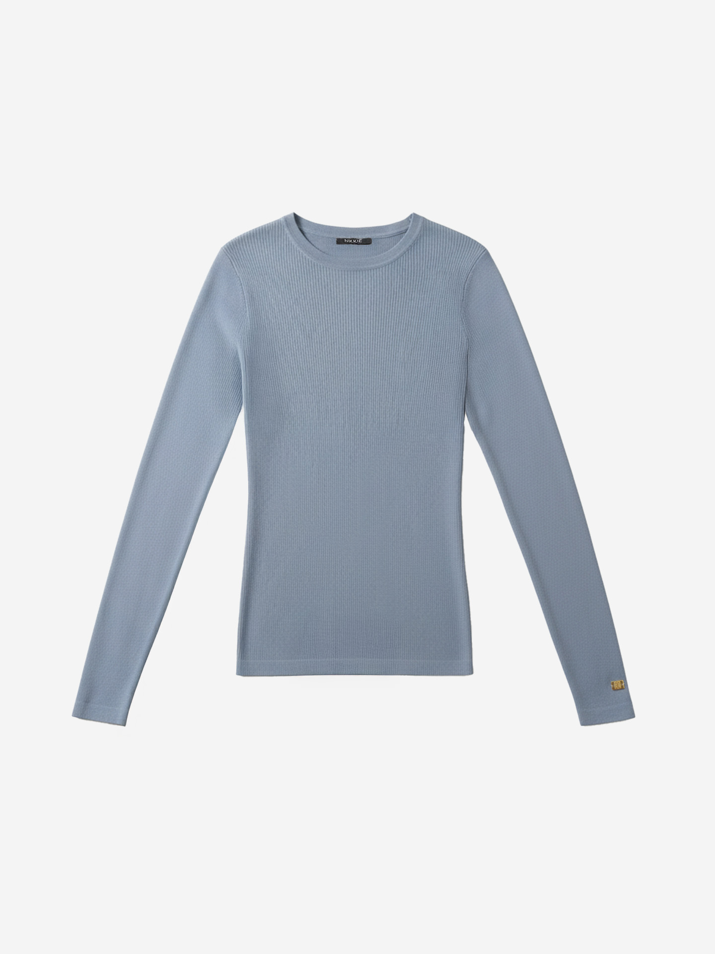 Fitted top with long sleeves