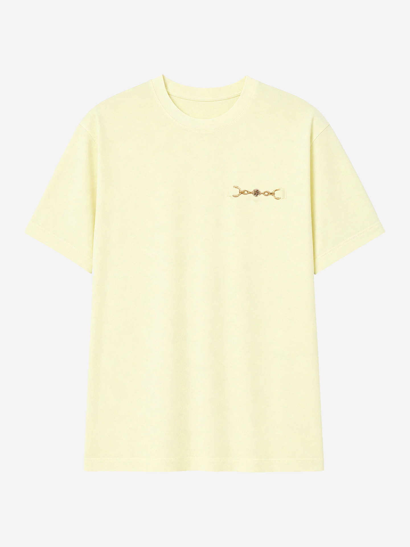 T-shirt met ketting detail