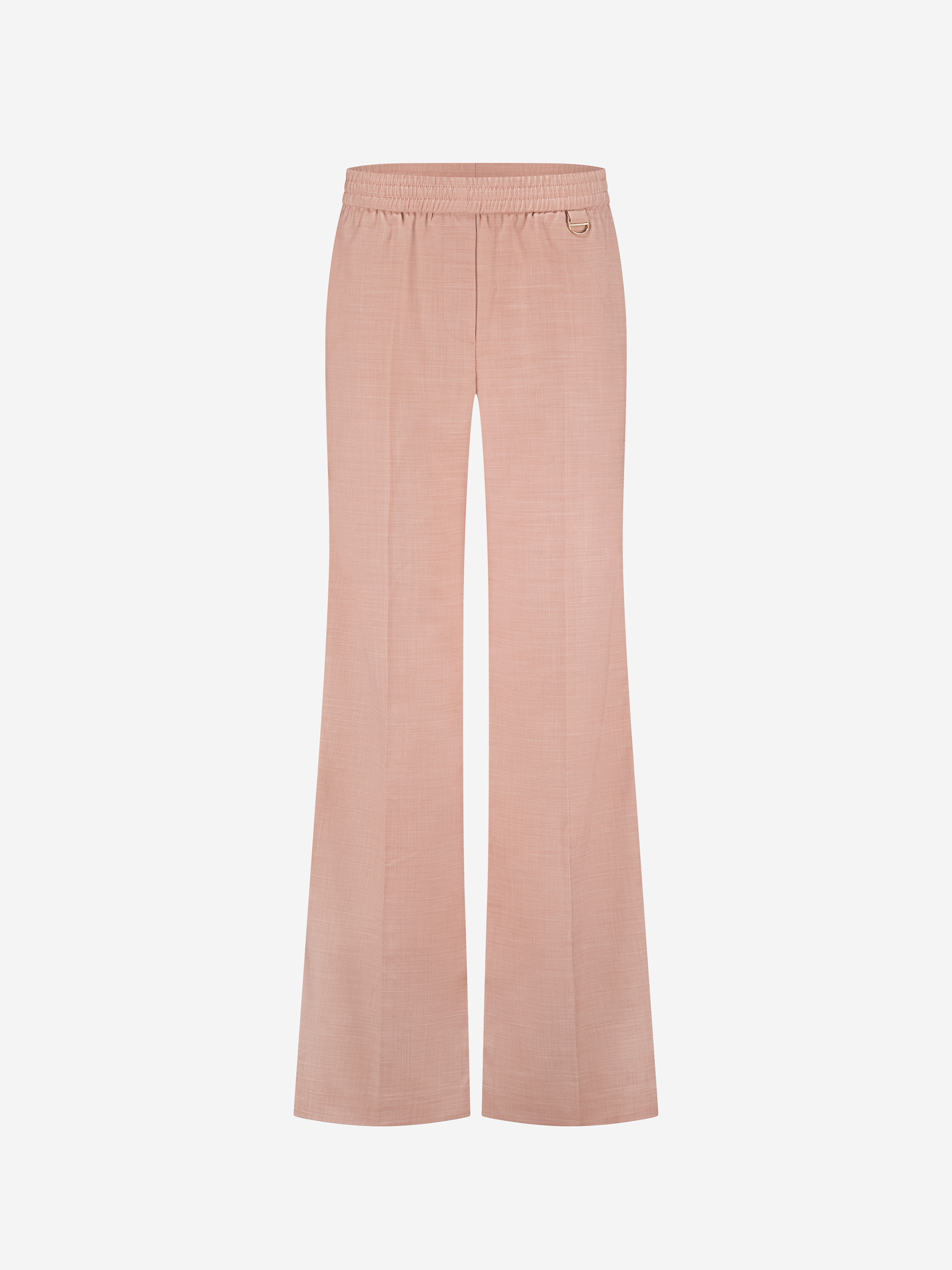 Gemêleerde broek met elastische tailleband