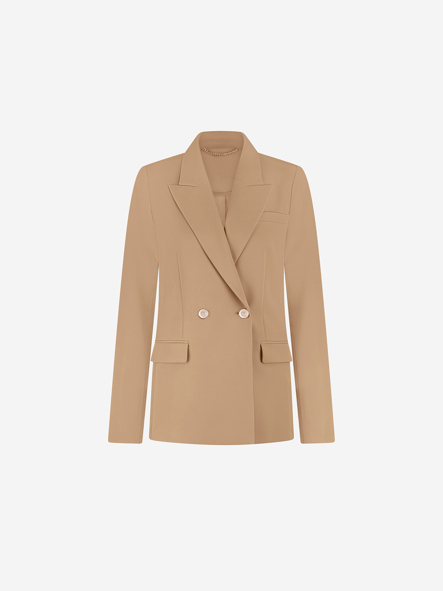 Klassieke blazer met parelmoer knopen