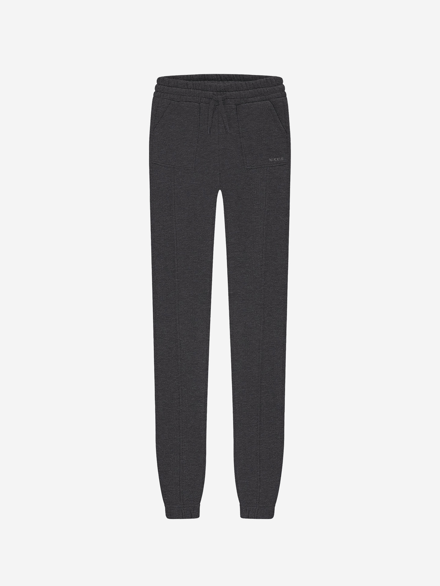 Jogging pants with embroidered logo