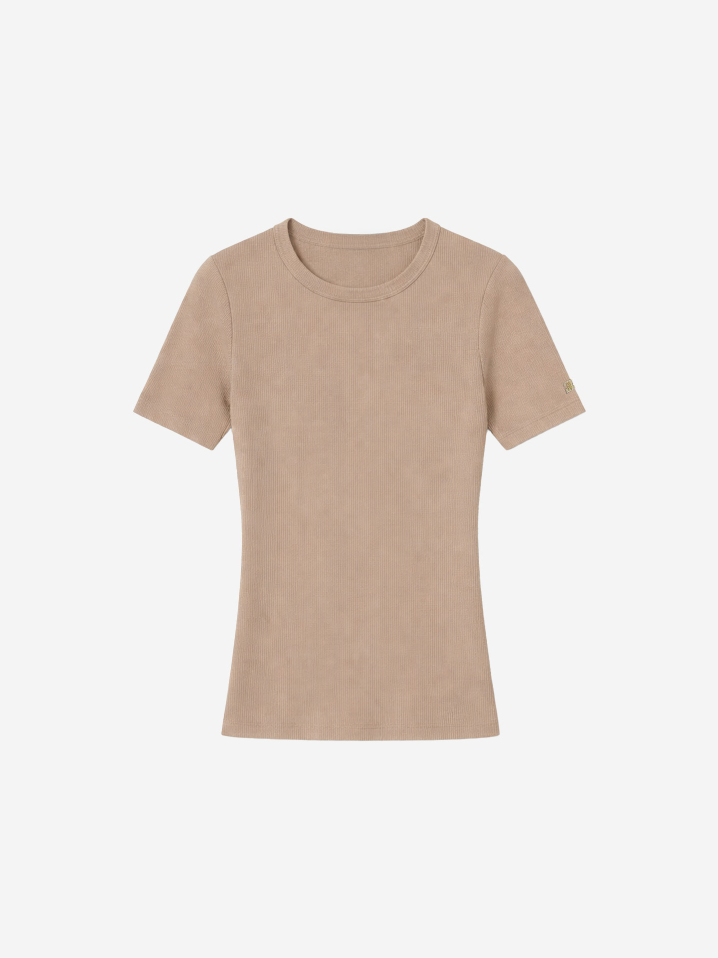 Basic top with short sleeves