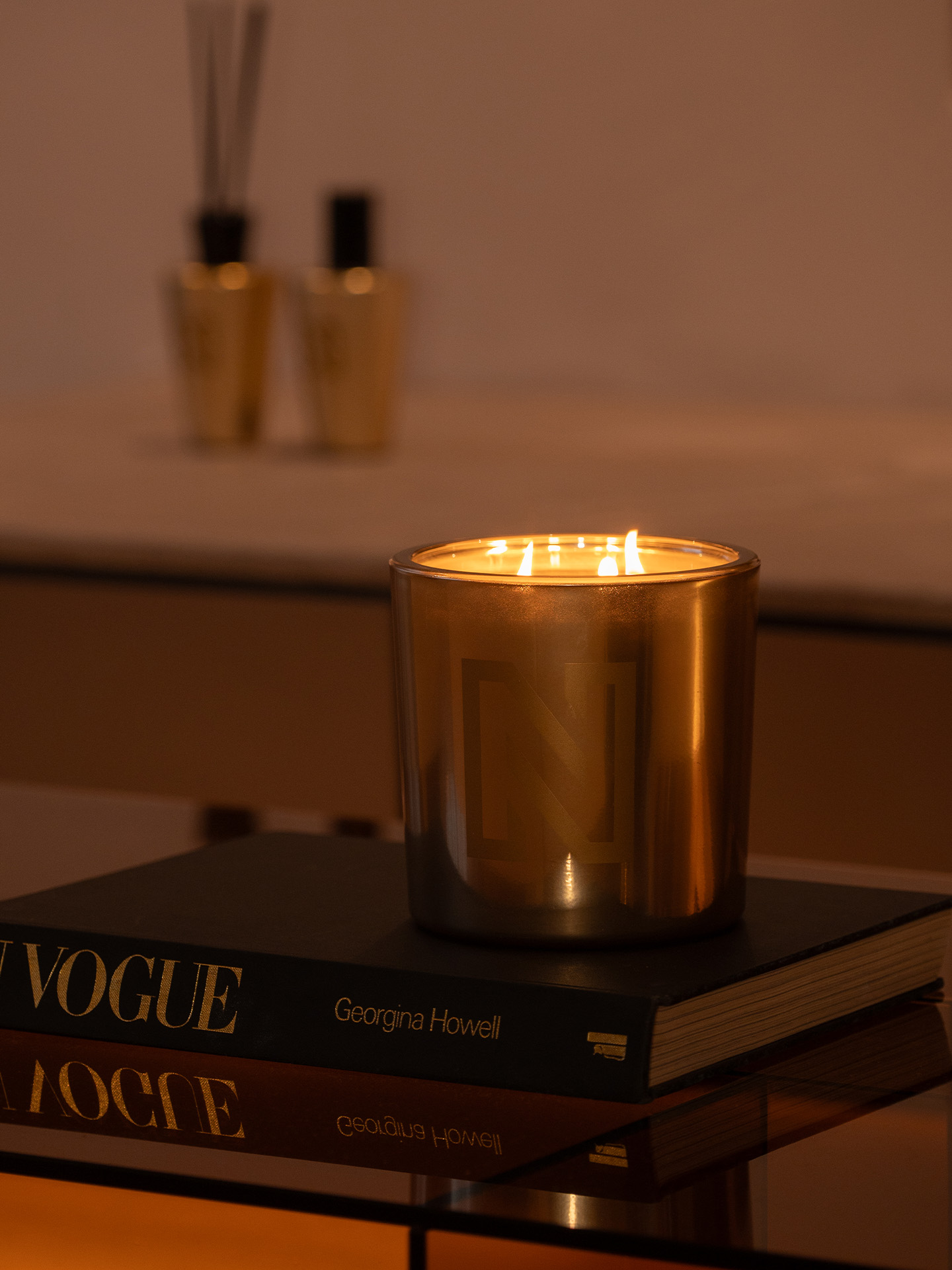 Golden Alps Scented Home Candle Max