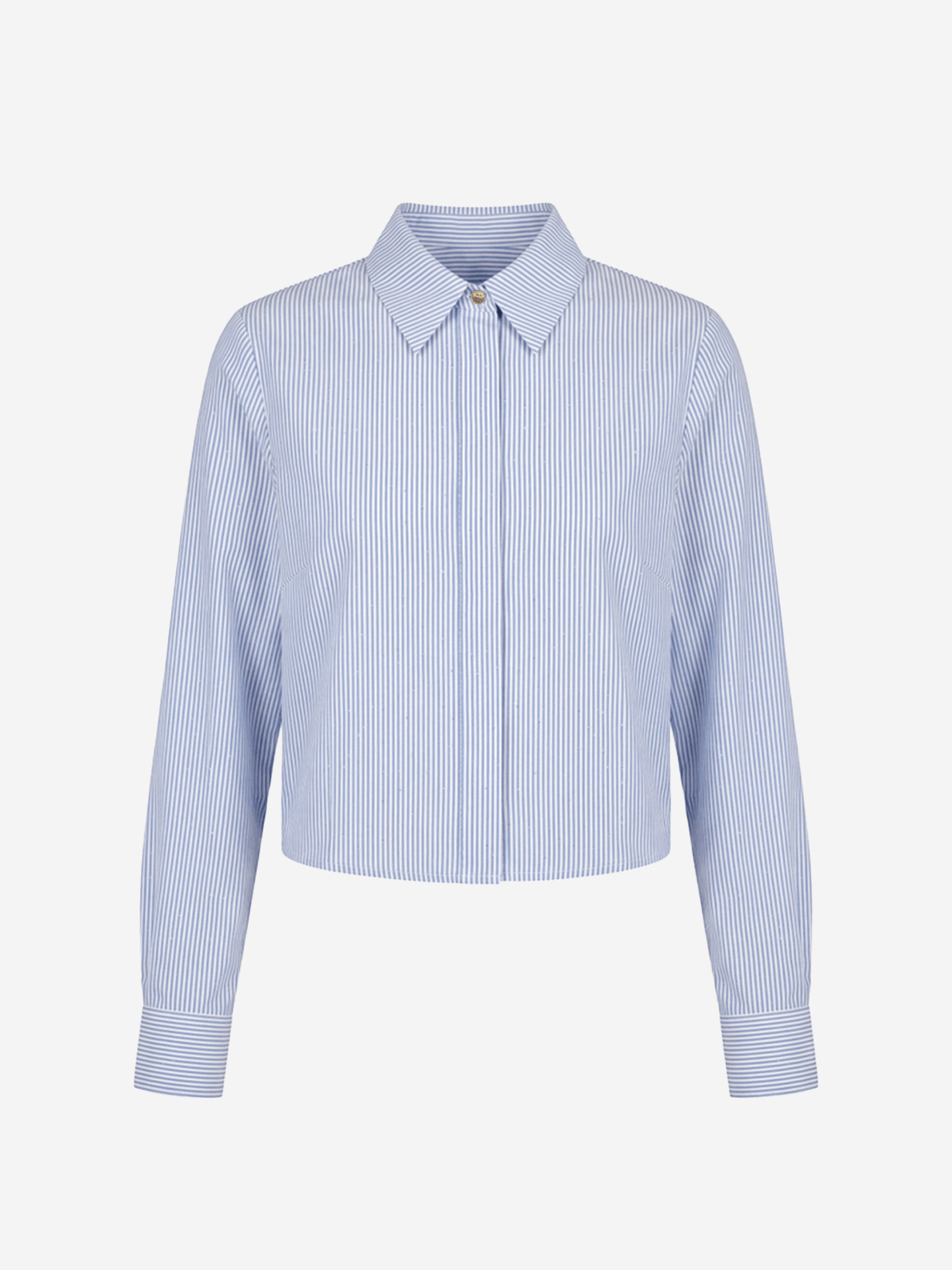 Gestreepte blouse met strass steentjes