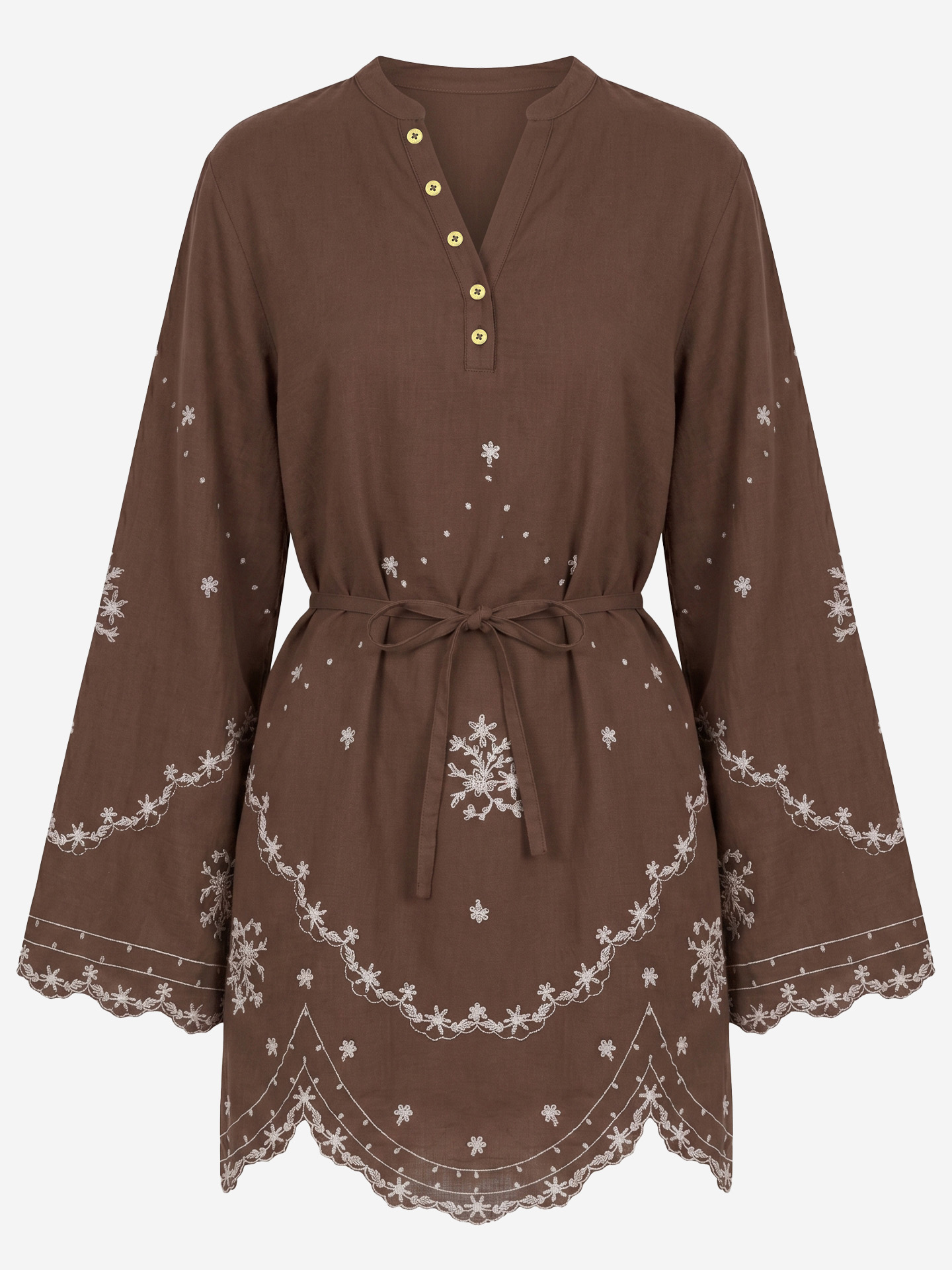 Dress with embroidery