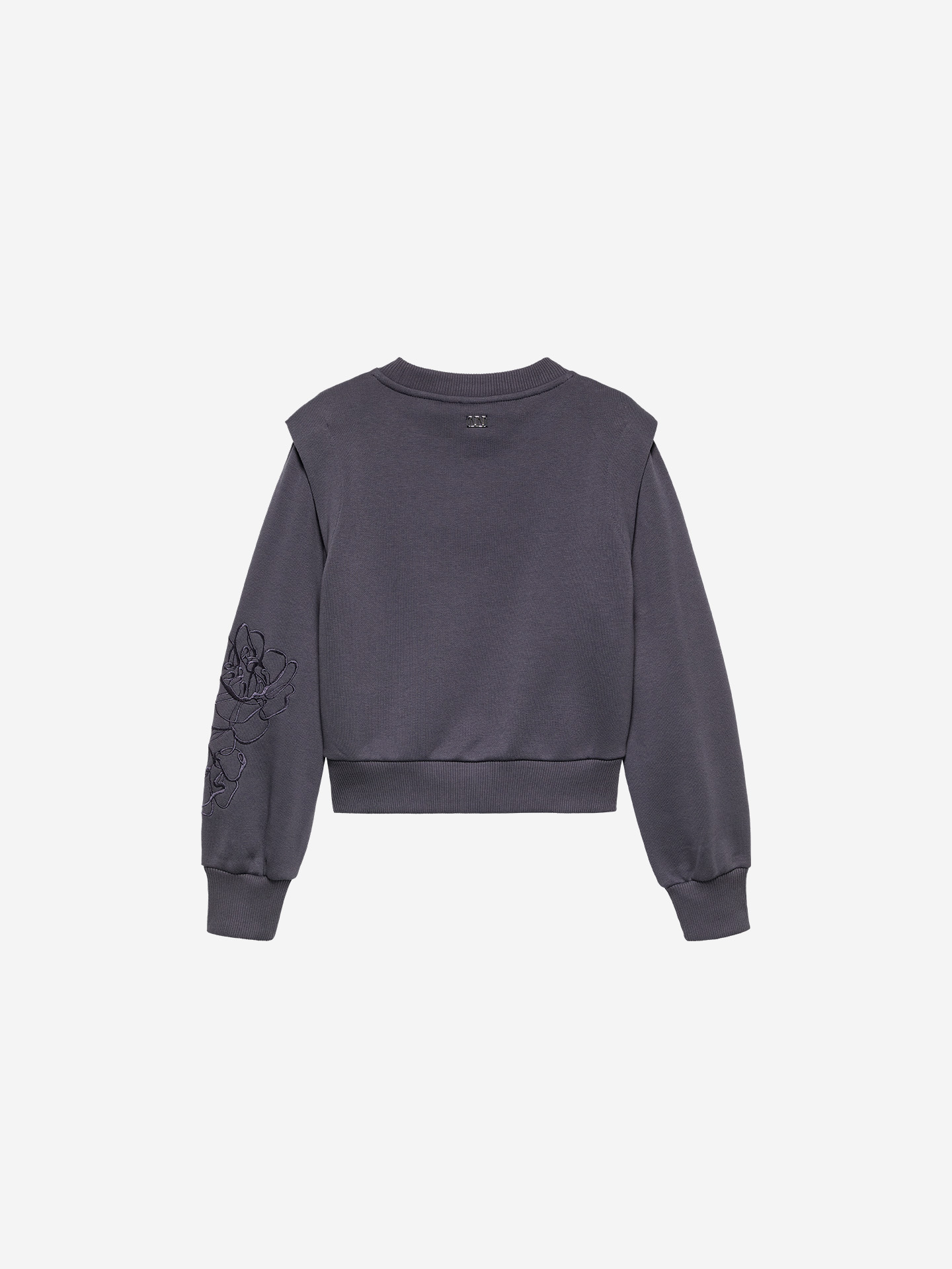 Sweater with floral embroidery