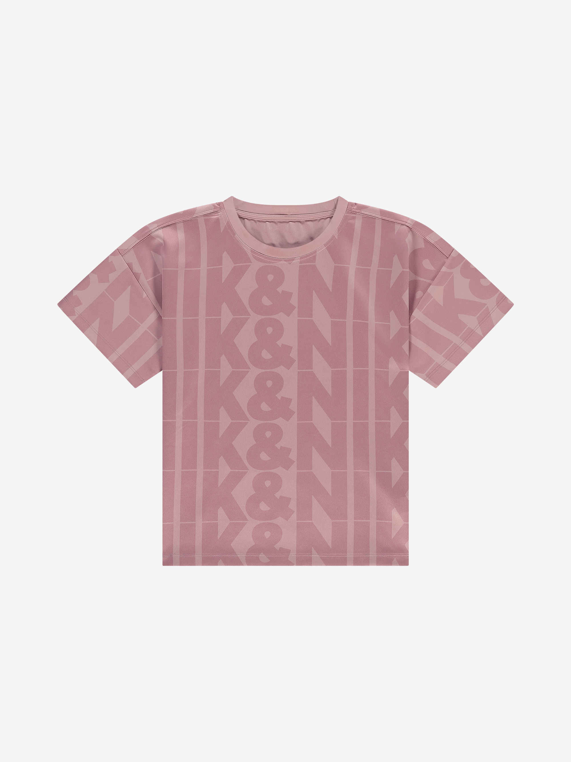 Loose T-shirt with N&N logo pattern