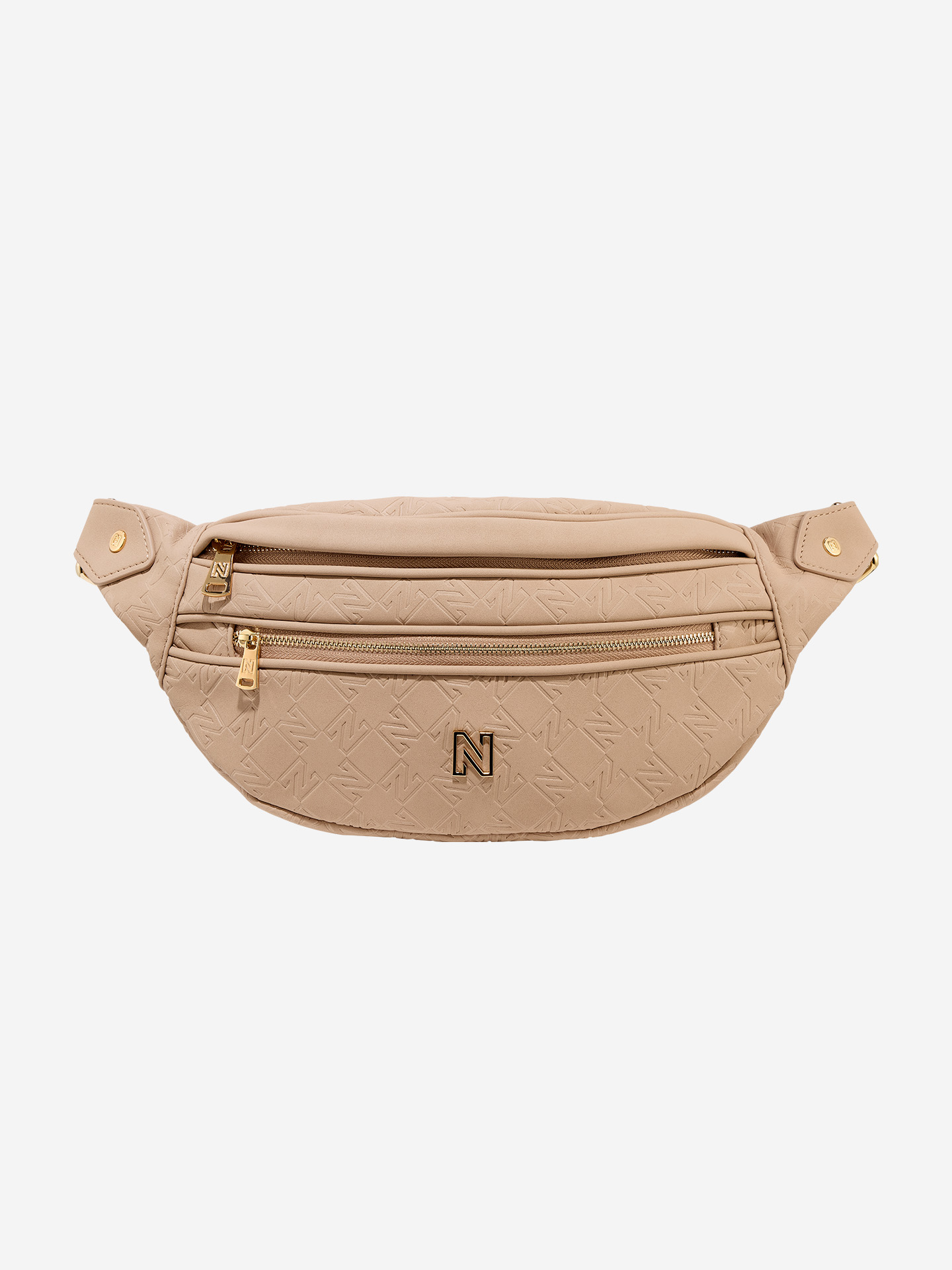 Fanny pack with logo pattern