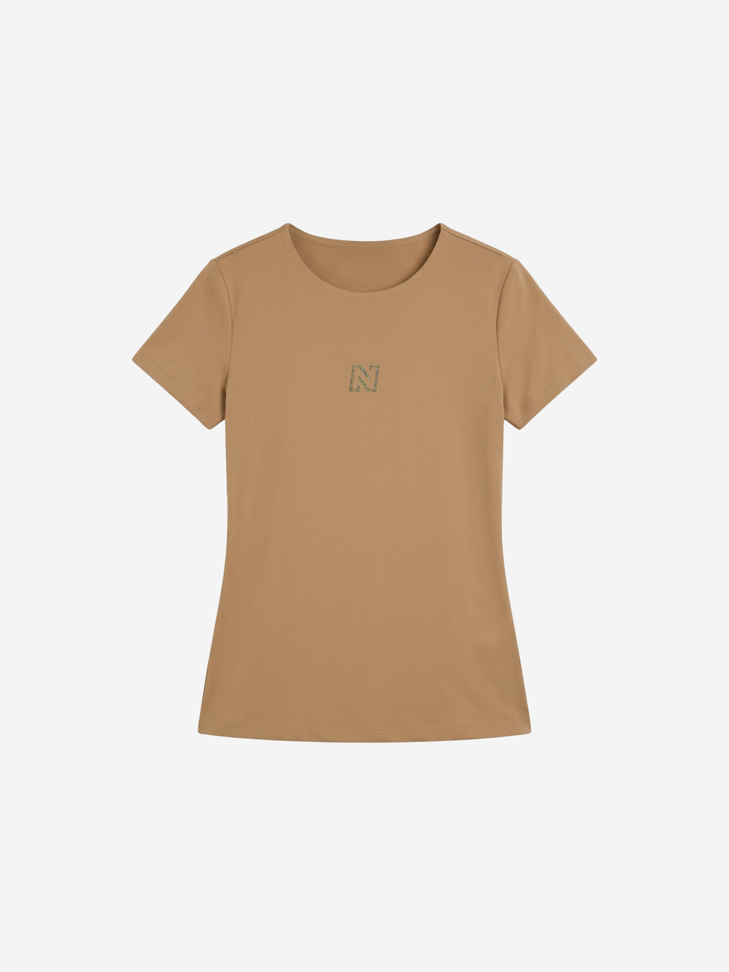 T-shirt met Swarovski steentjes