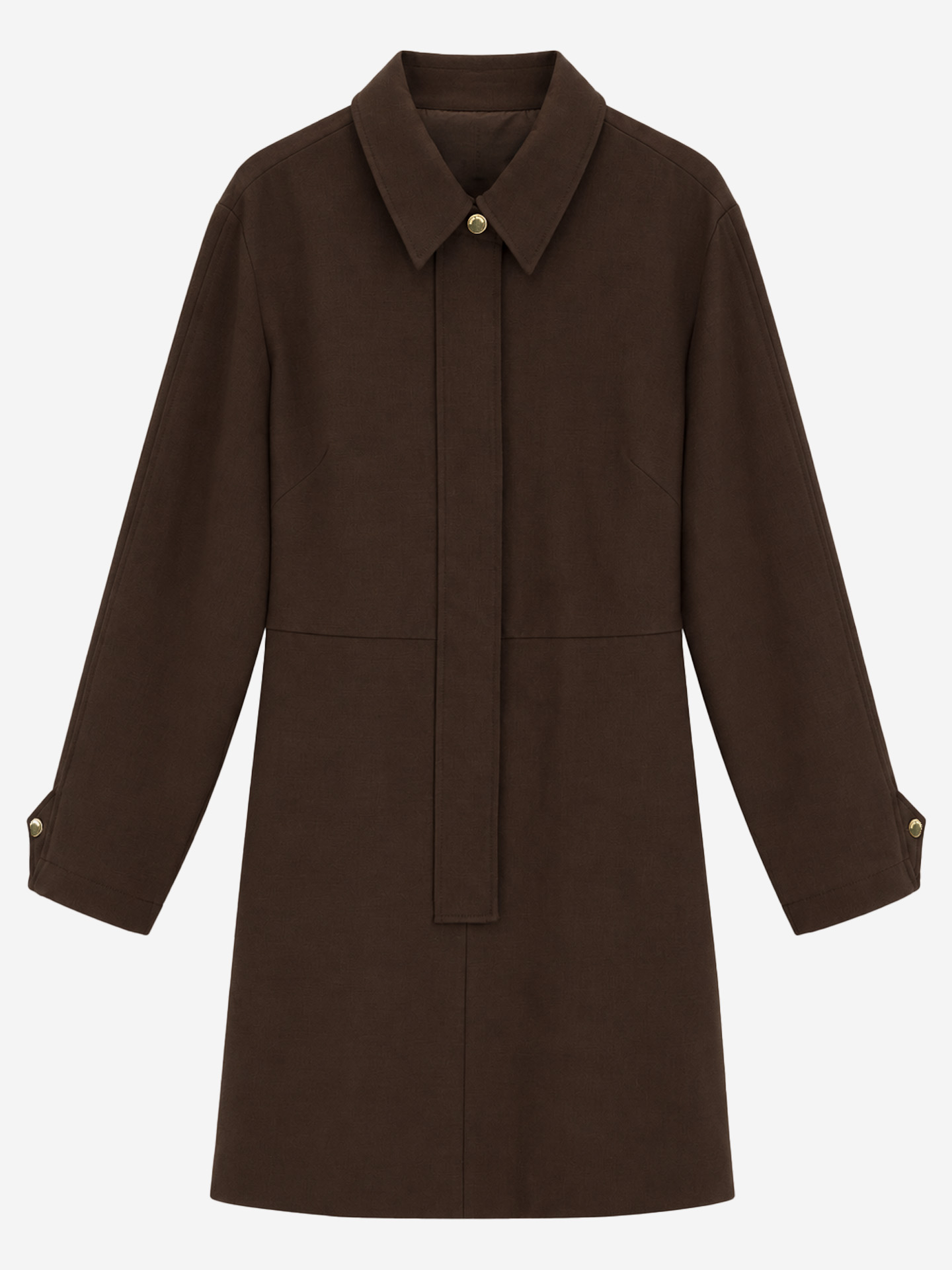 Shirt dress met ceintuur