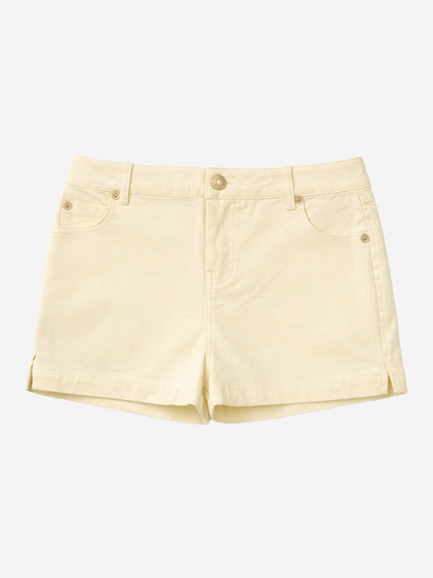 Denim short met logo