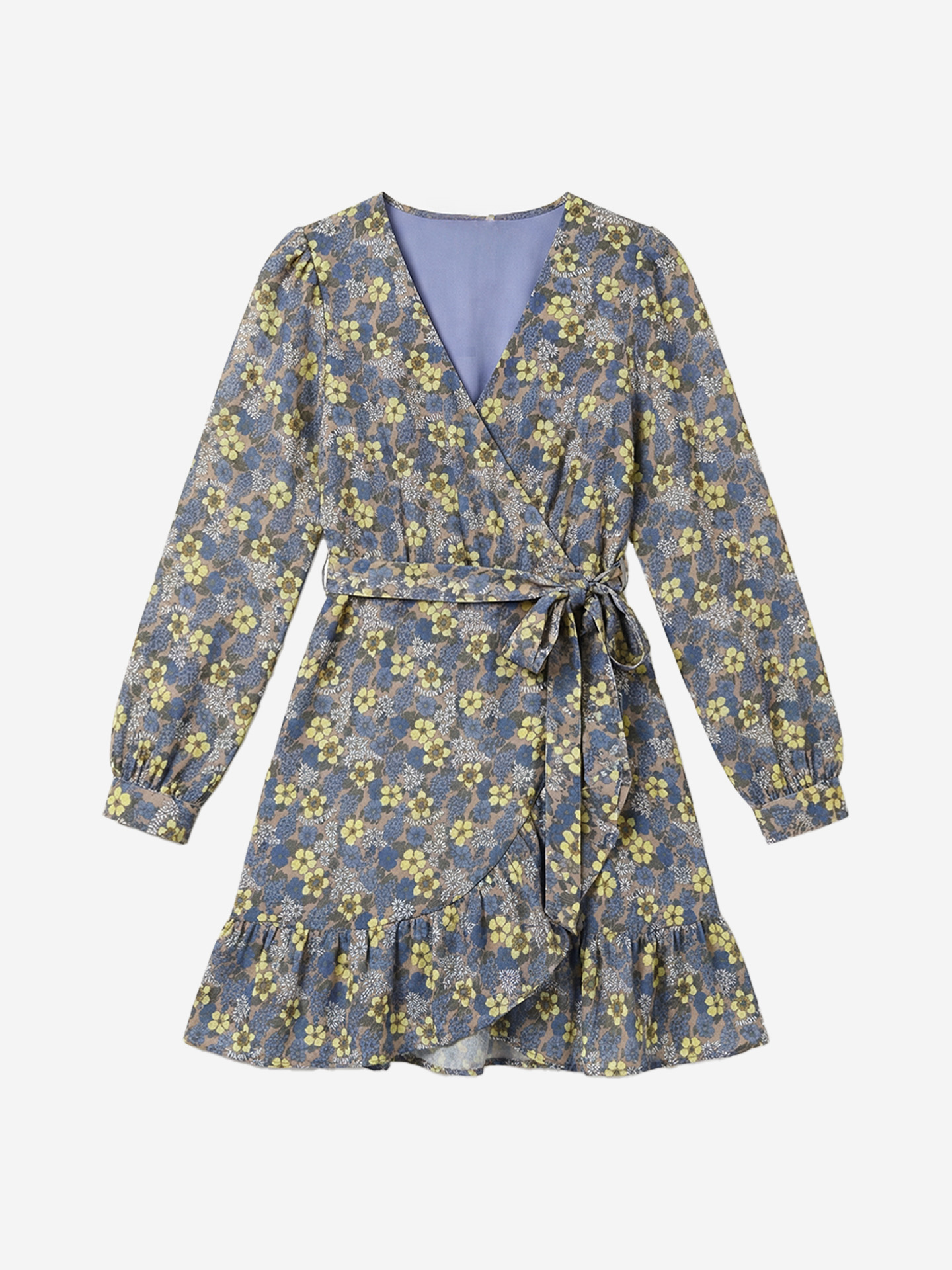 Bloemenprint jurk met strikdetail