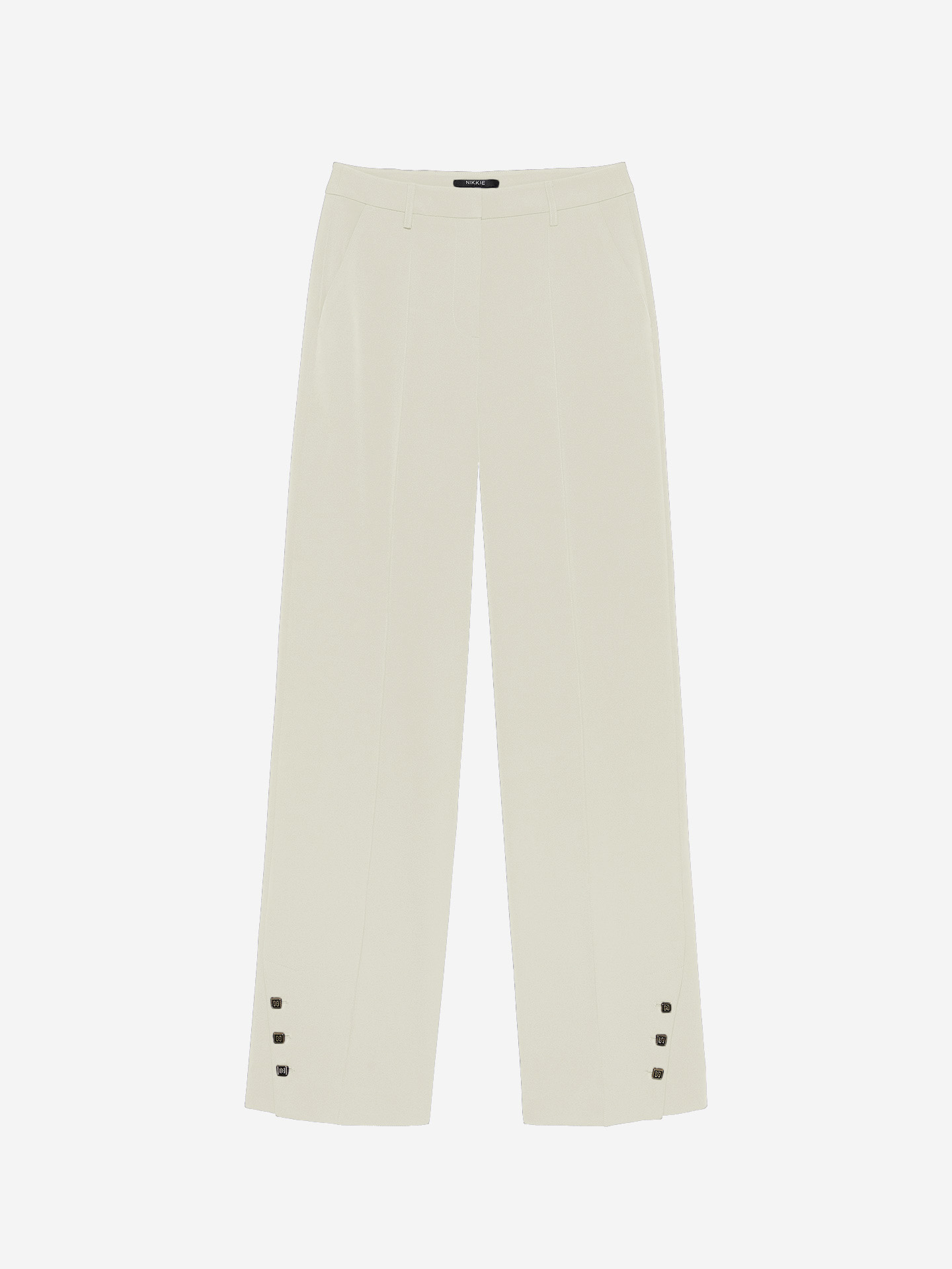 Pants with button details