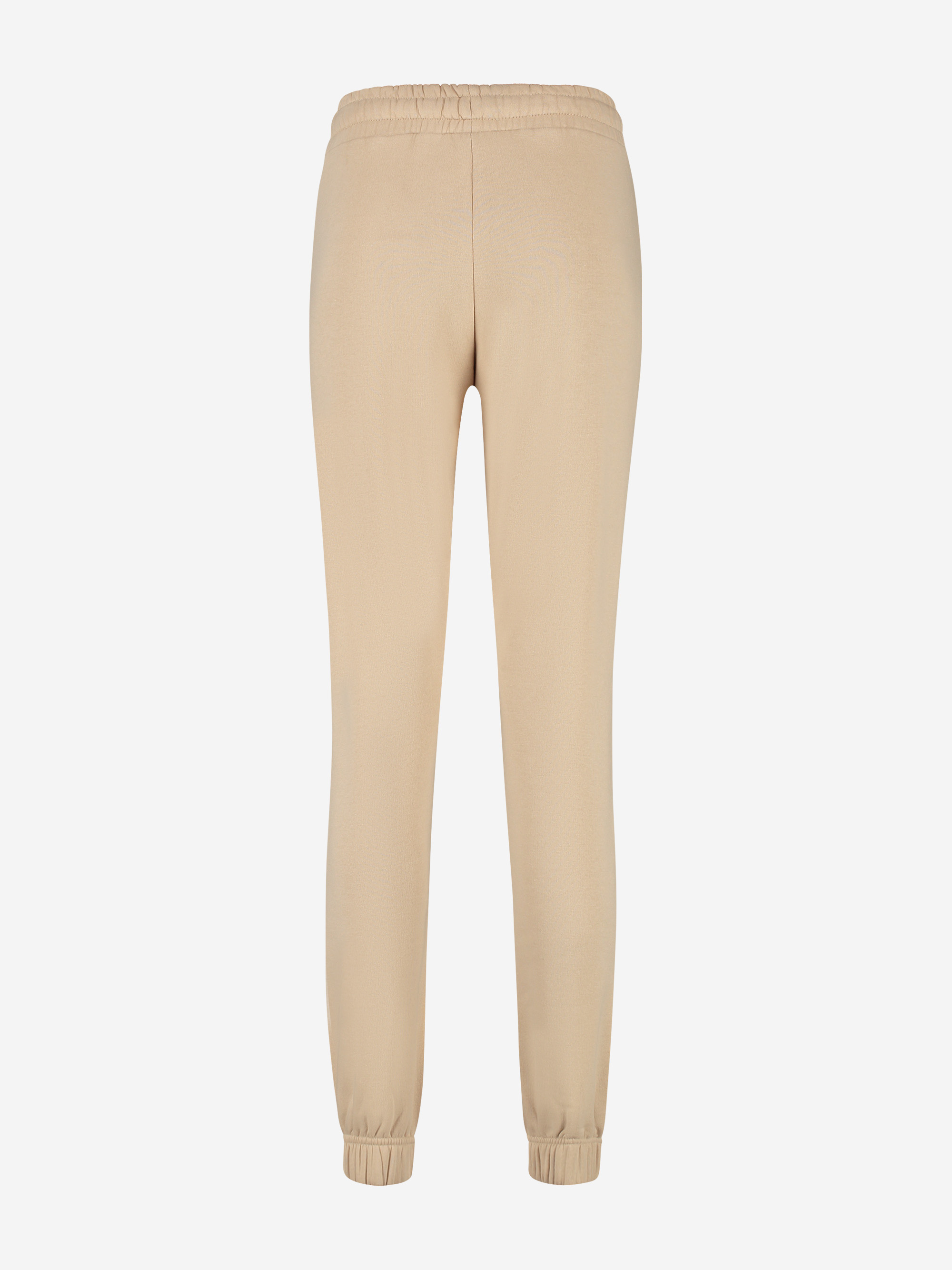 High waist jogging pants with elastic waistband