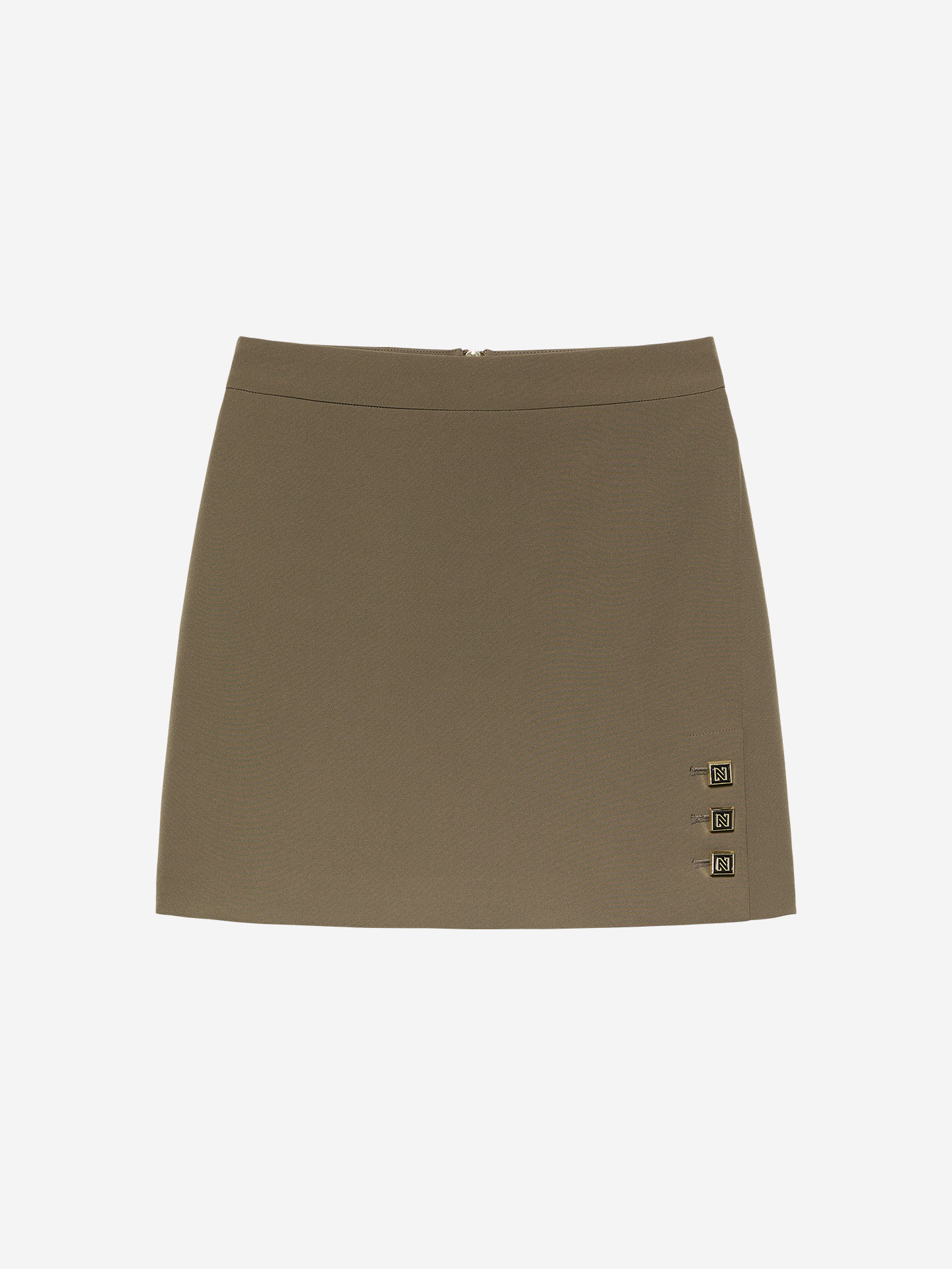 Skirt with button details