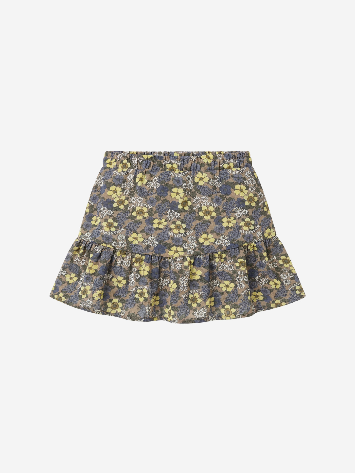 Floral print skort