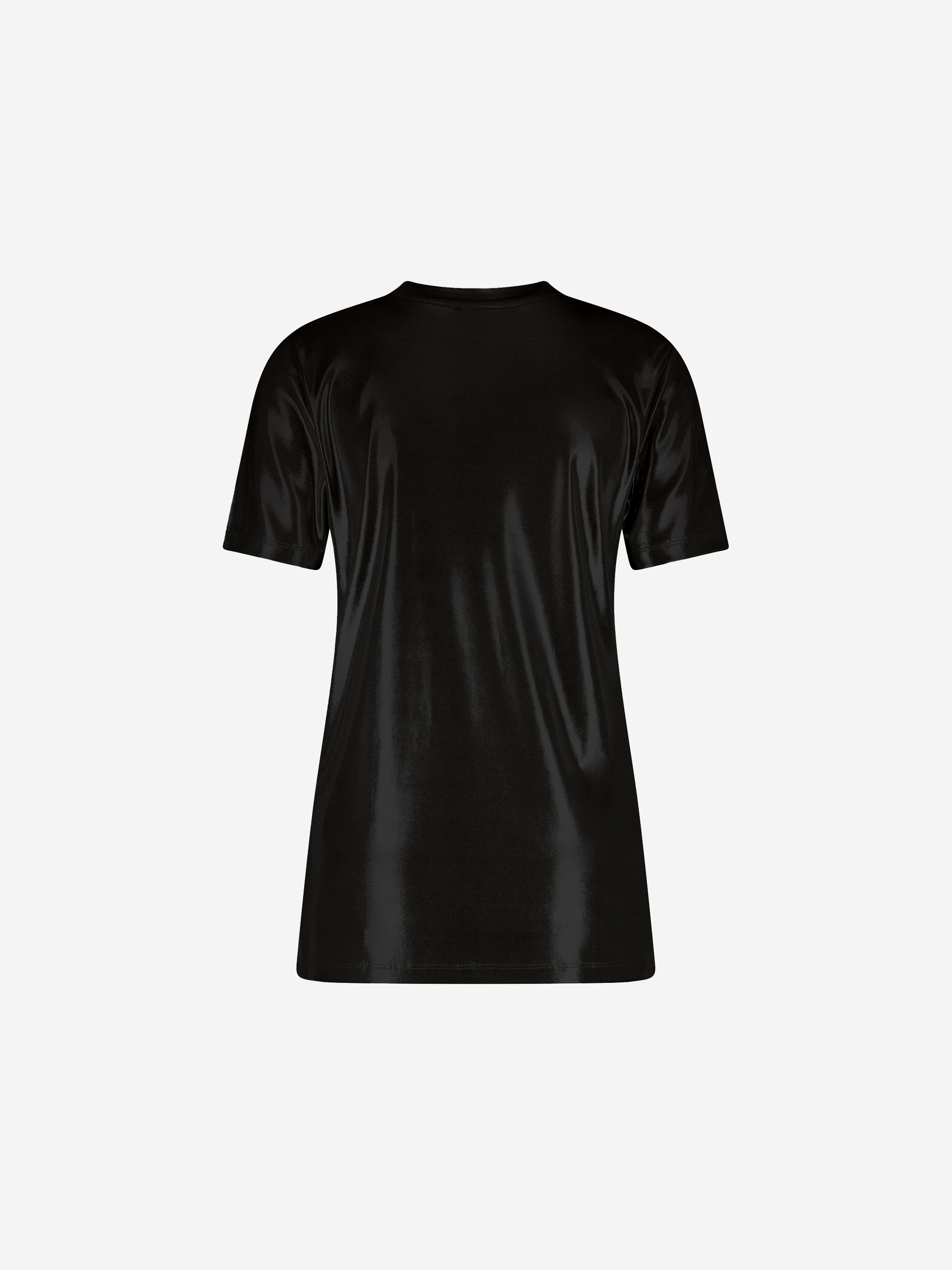 T-shirt met metallic look