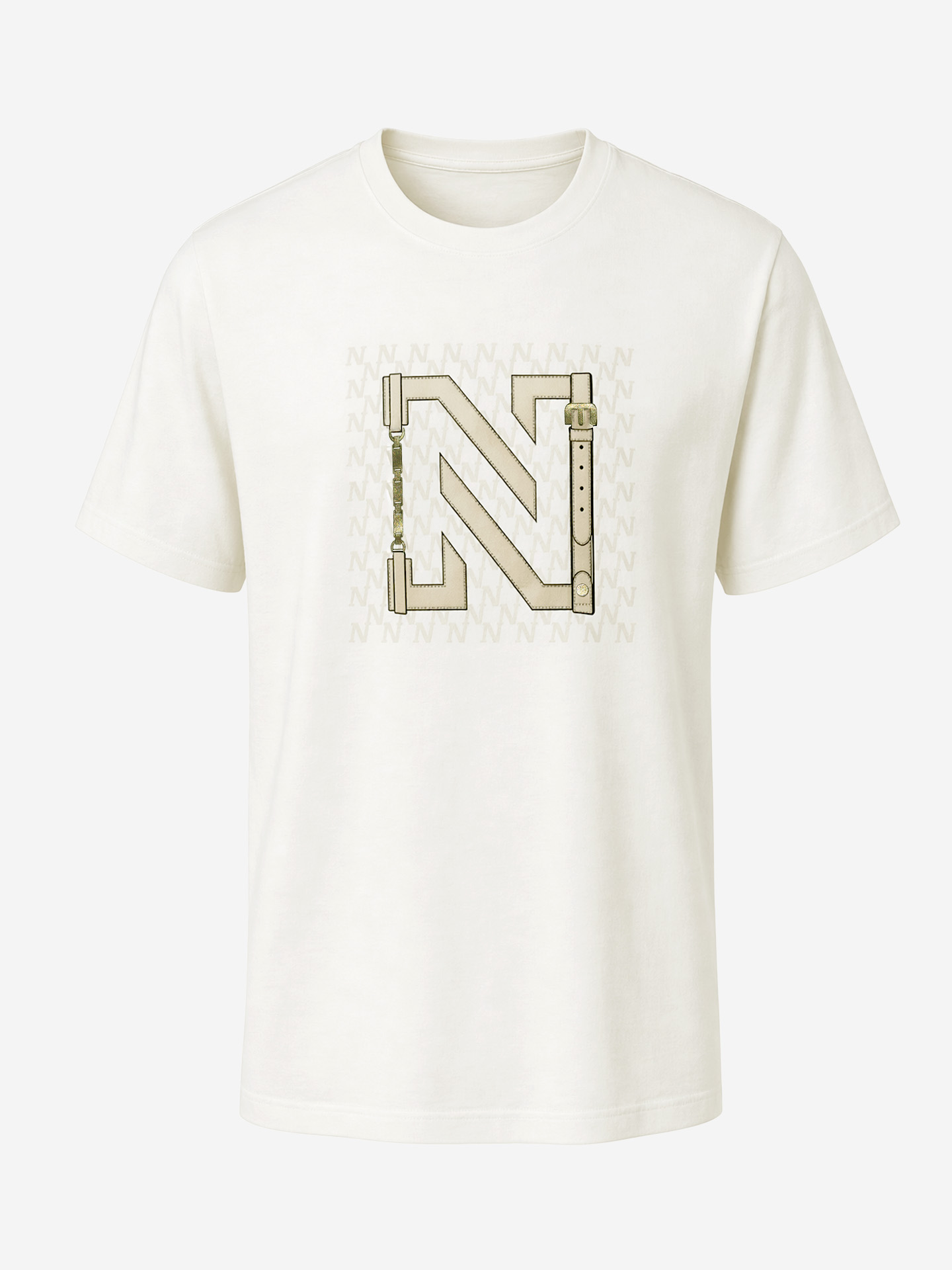 T-shirt met NIKKIE logo opdruk