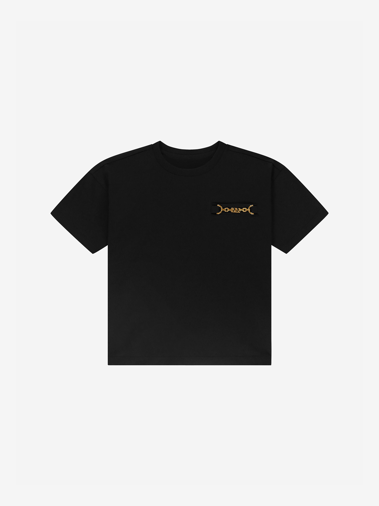 Basic T-shirt with chain detail