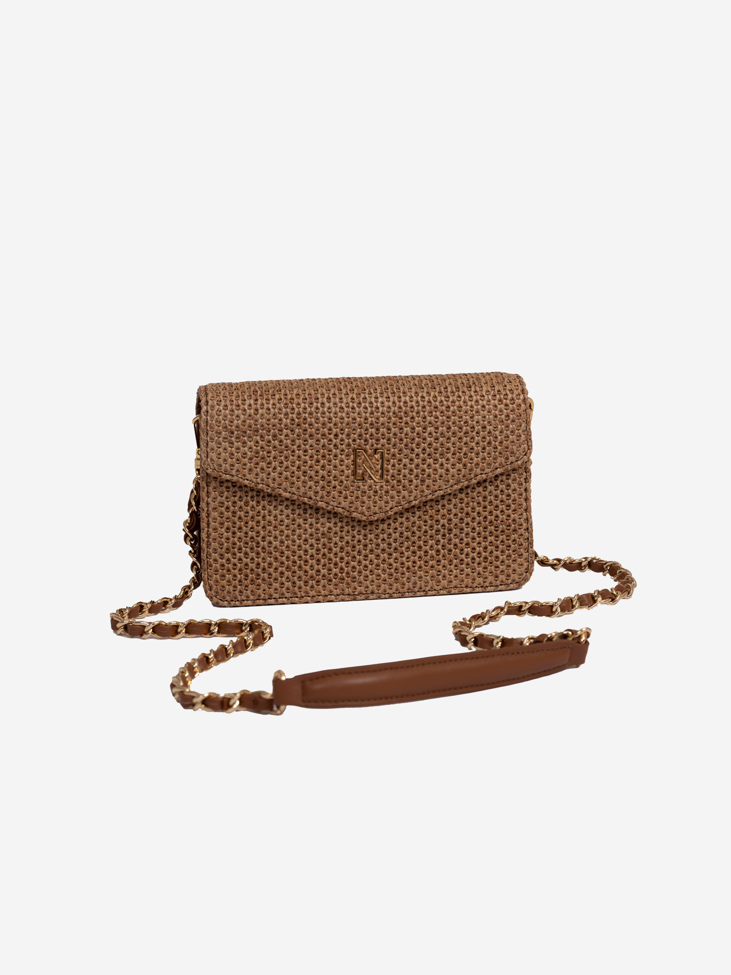 Woven shoulder bag