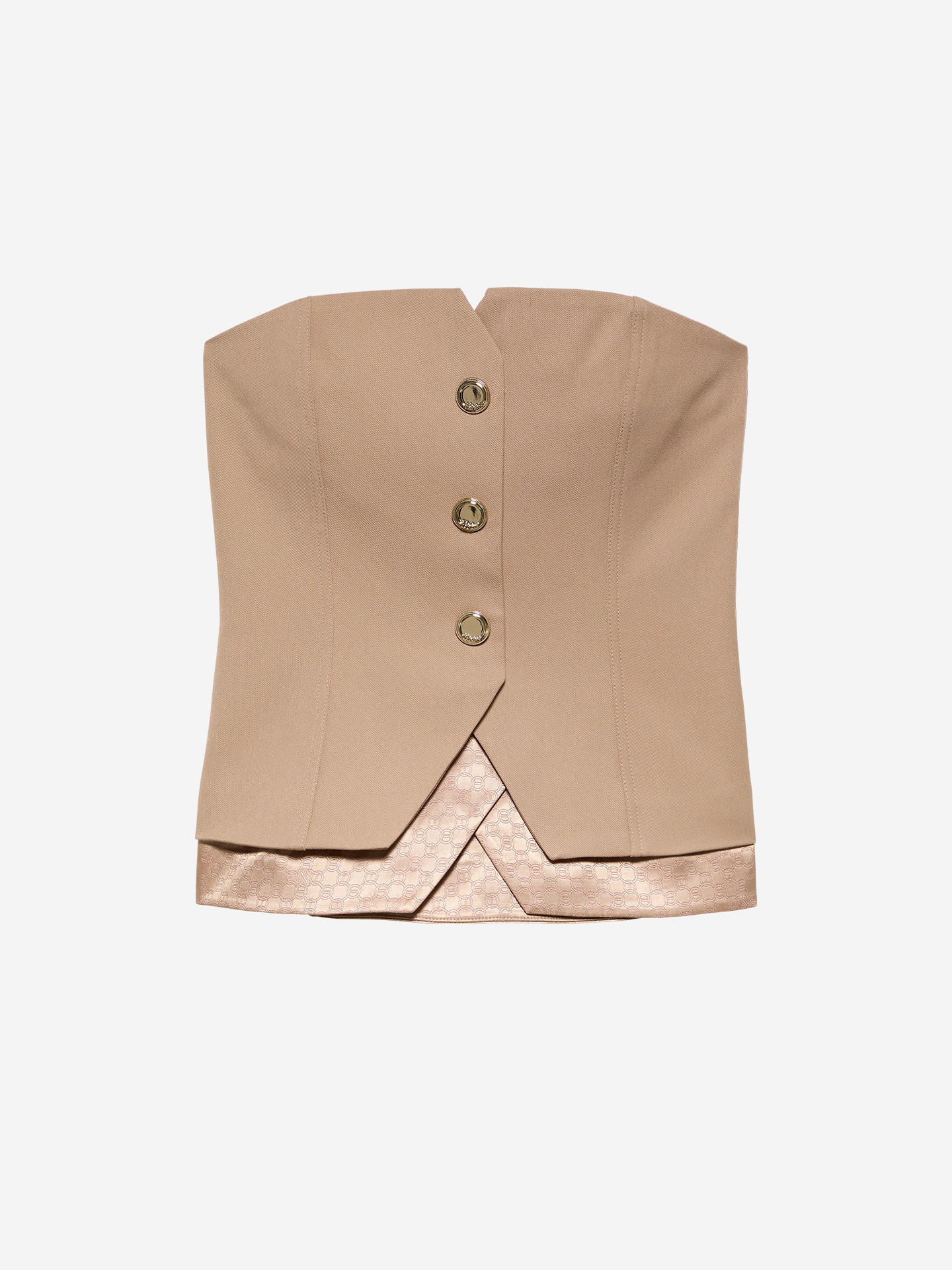 Strapless waistcoat