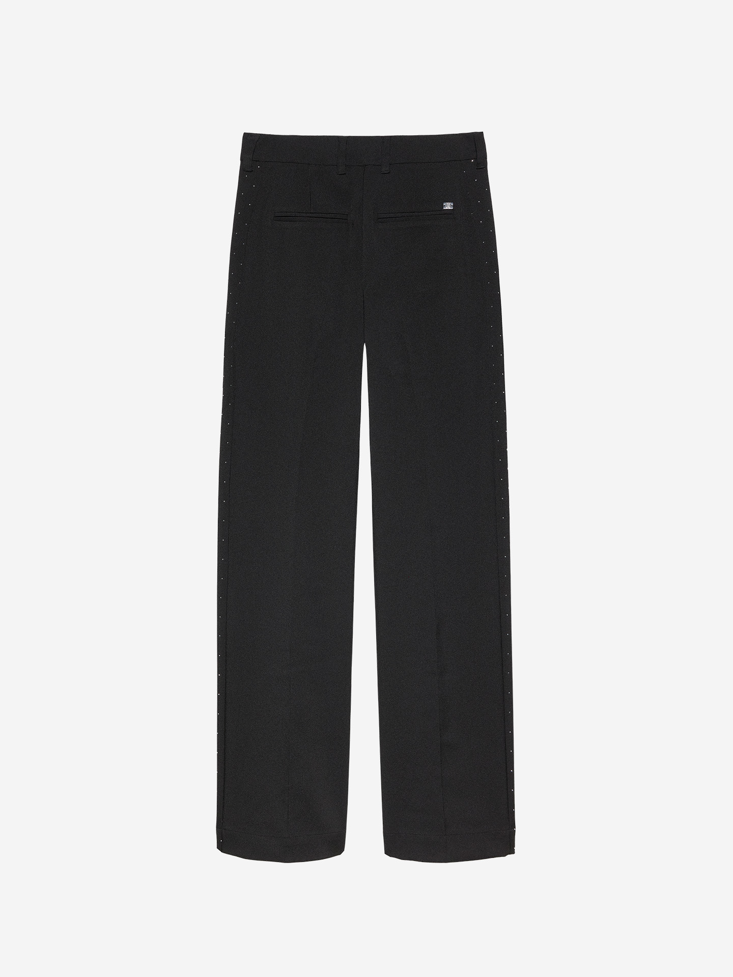 Pants with glitter studs