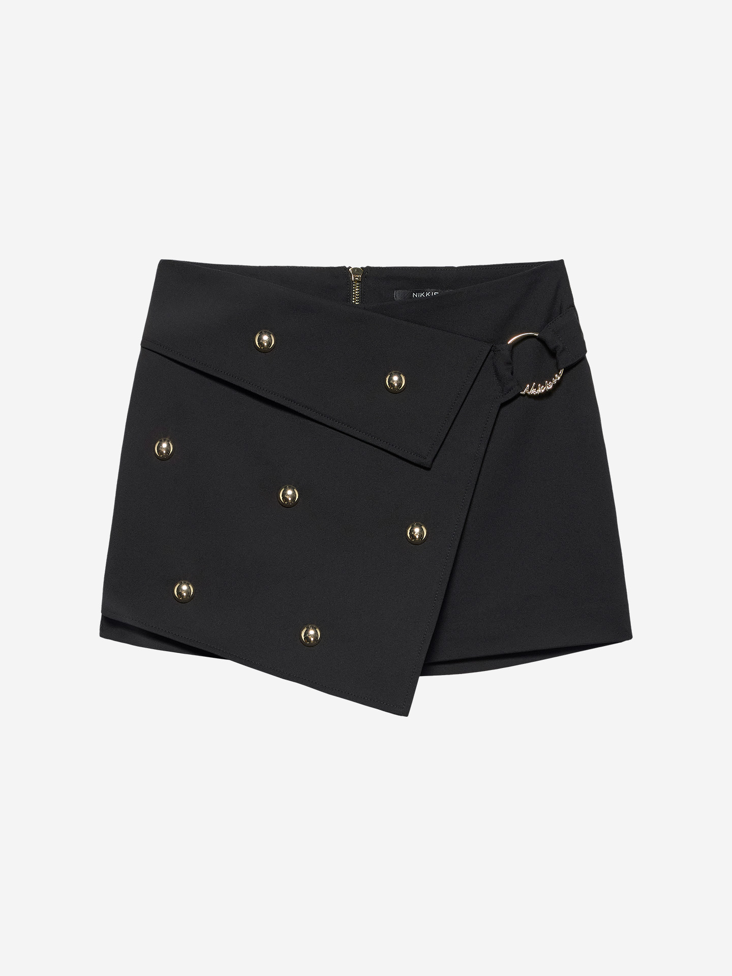 Skort with button details