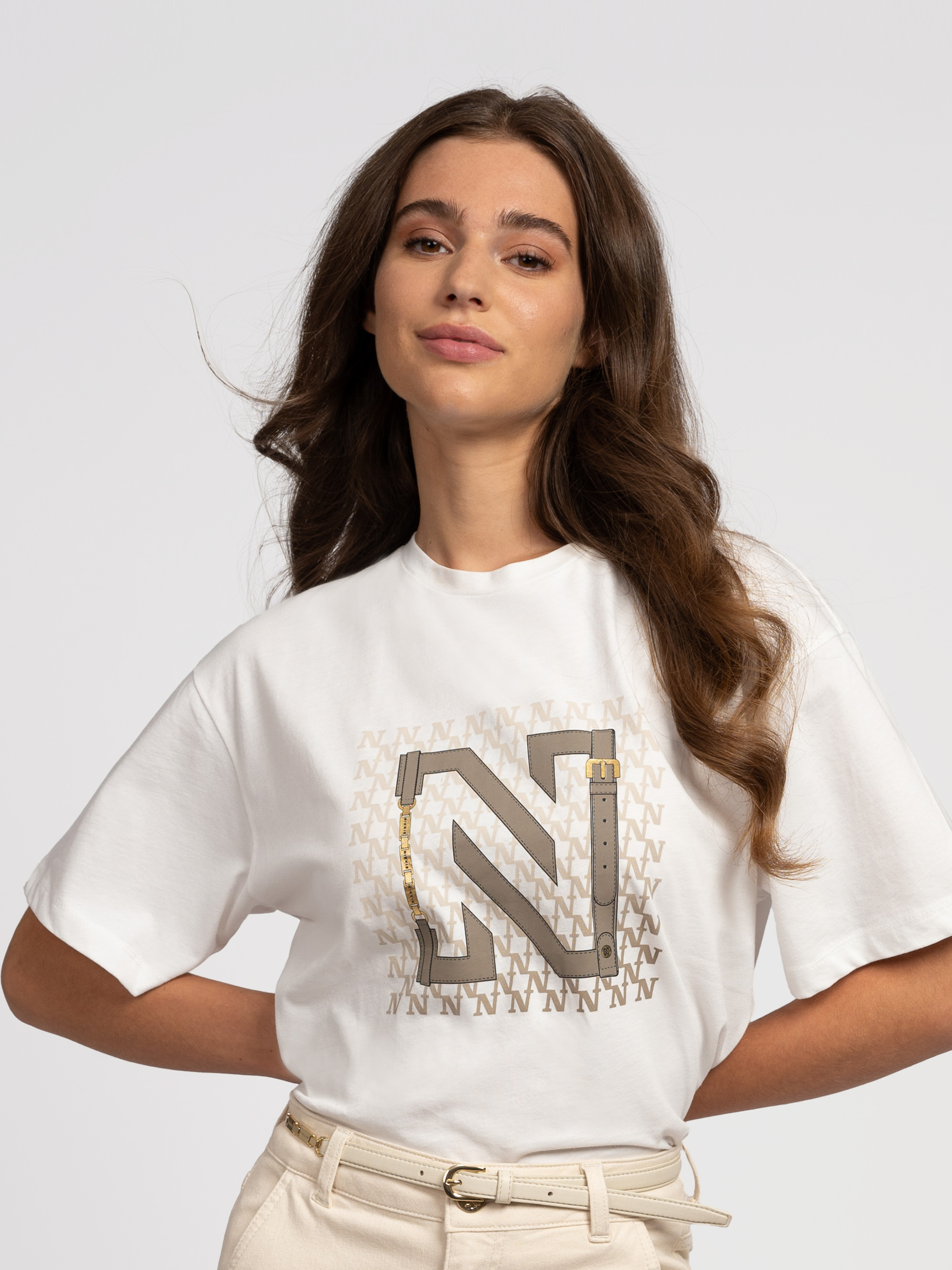 Collectie Nikkie Nikkie Season 20 Shirt N Round Chain T-Shirt