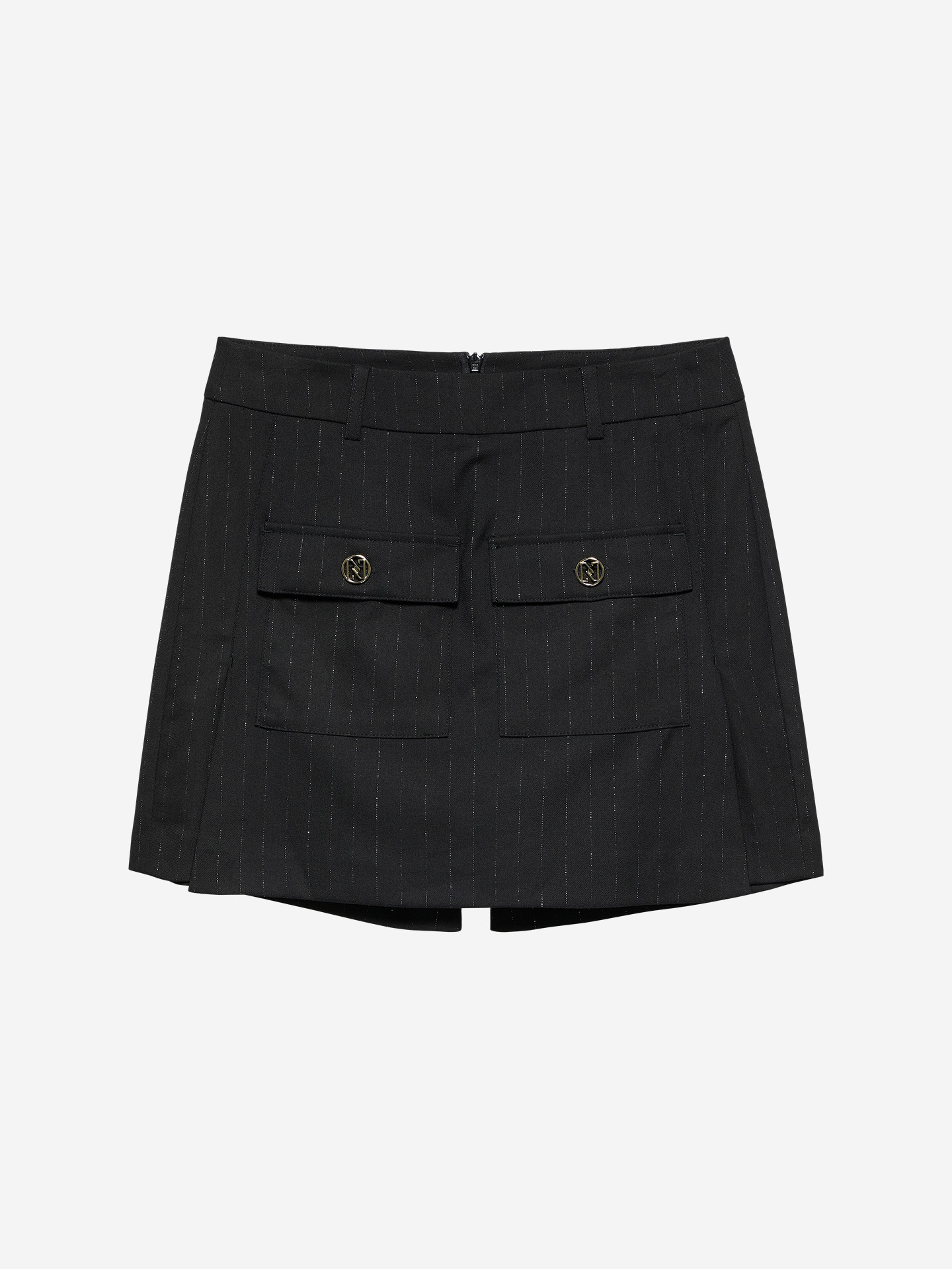 Skort with glitter thread