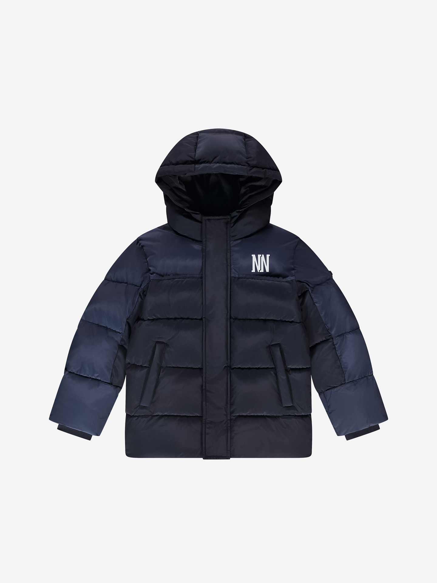 Padded puffer jacket with logo