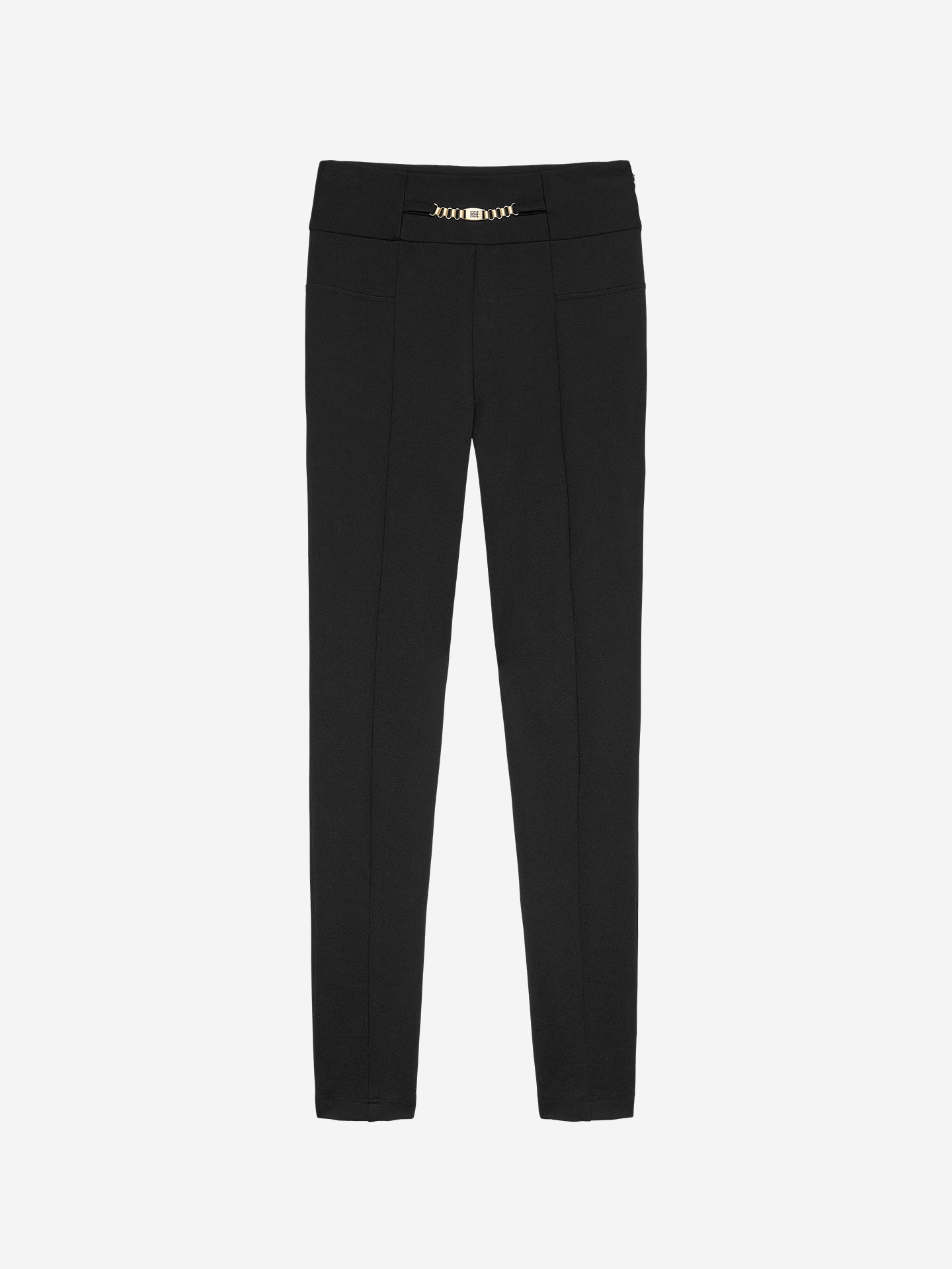 Treggings with chain detail