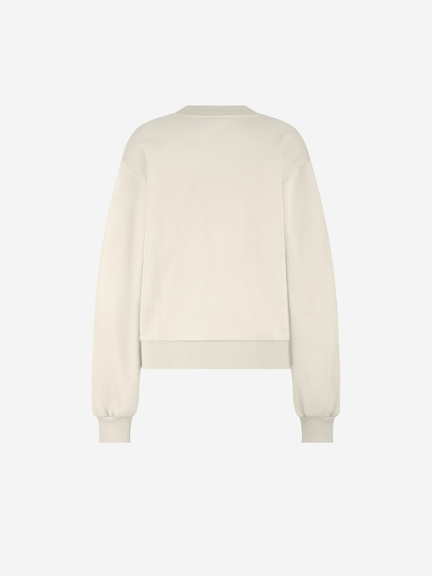 Sweater with cut-out and logo details