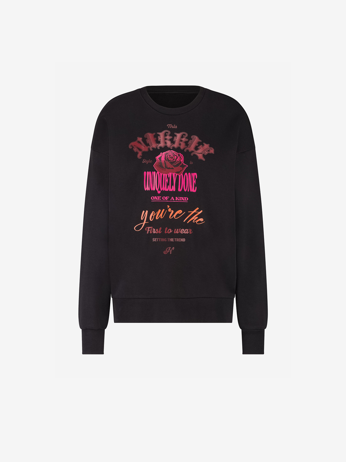 Sweater with printed design