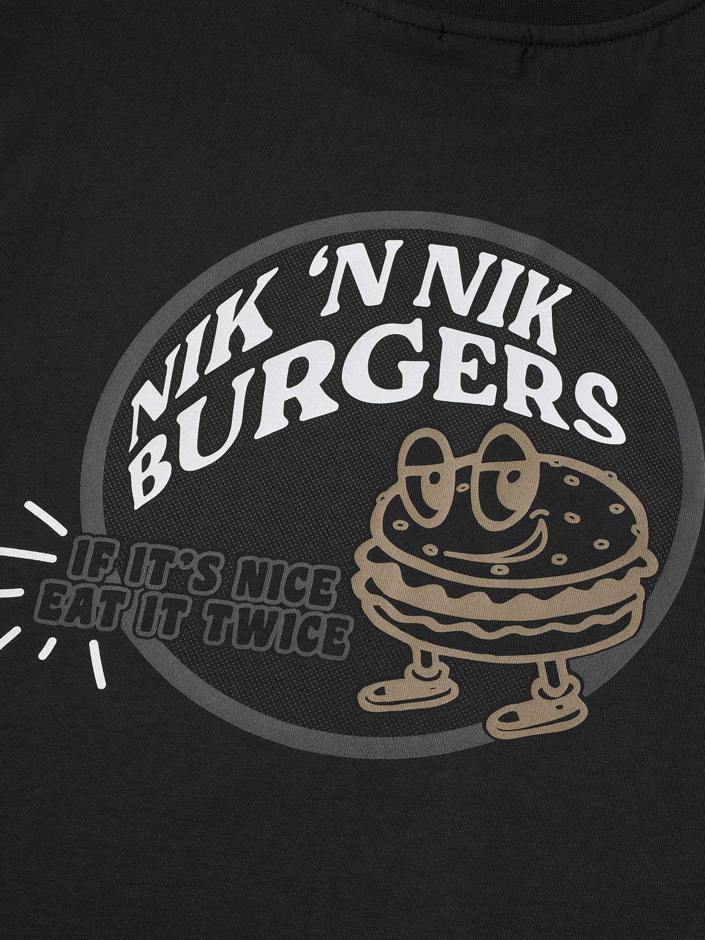Nikndnik Burger T-Shirt
