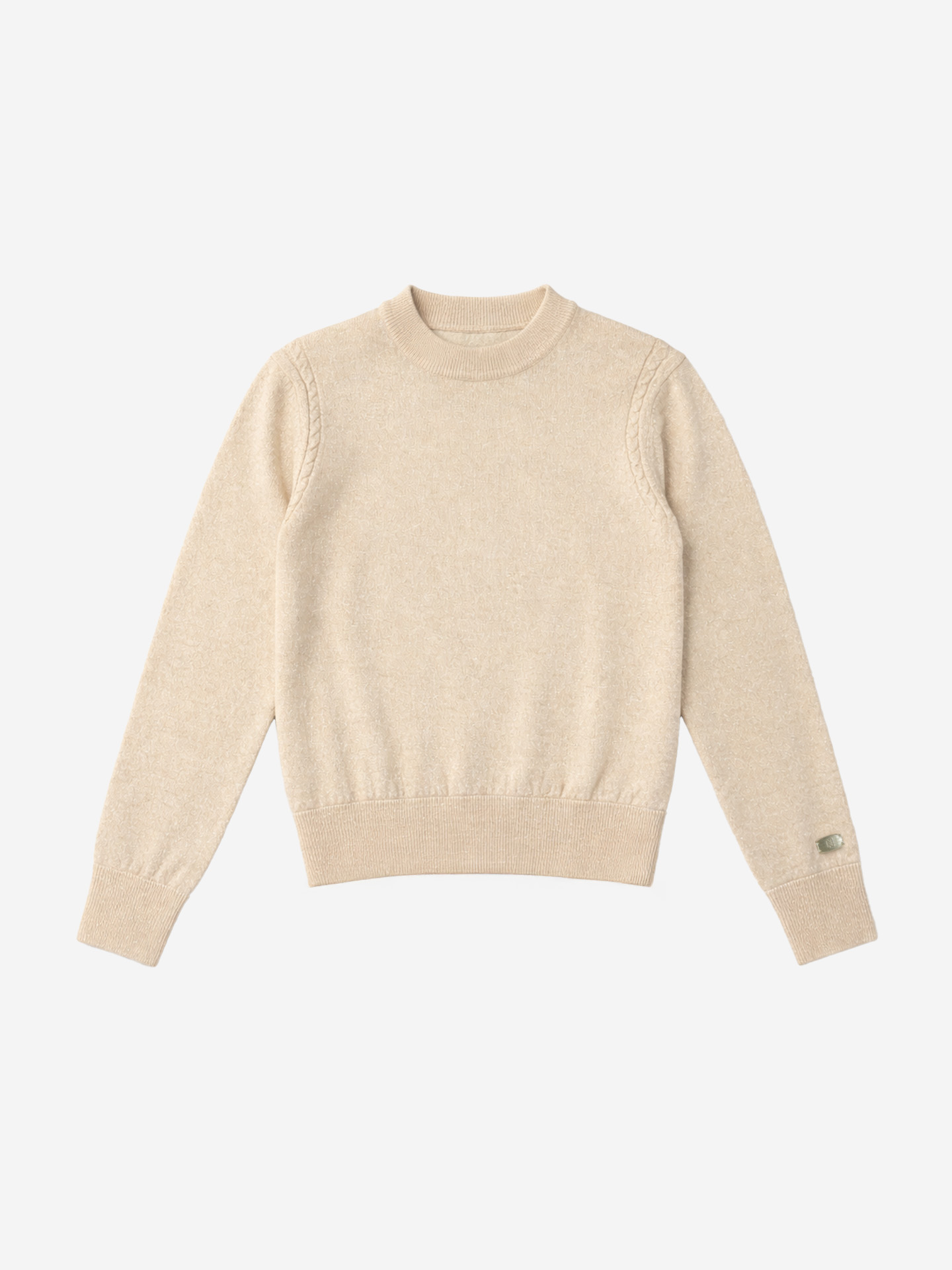 Wolmix trui met glitterdraad