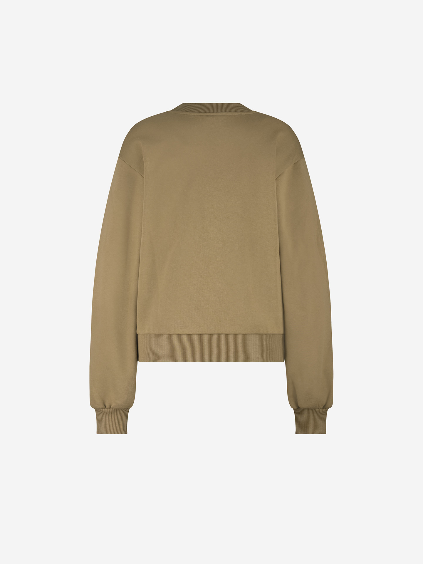 Sweater with cut-out and logo details